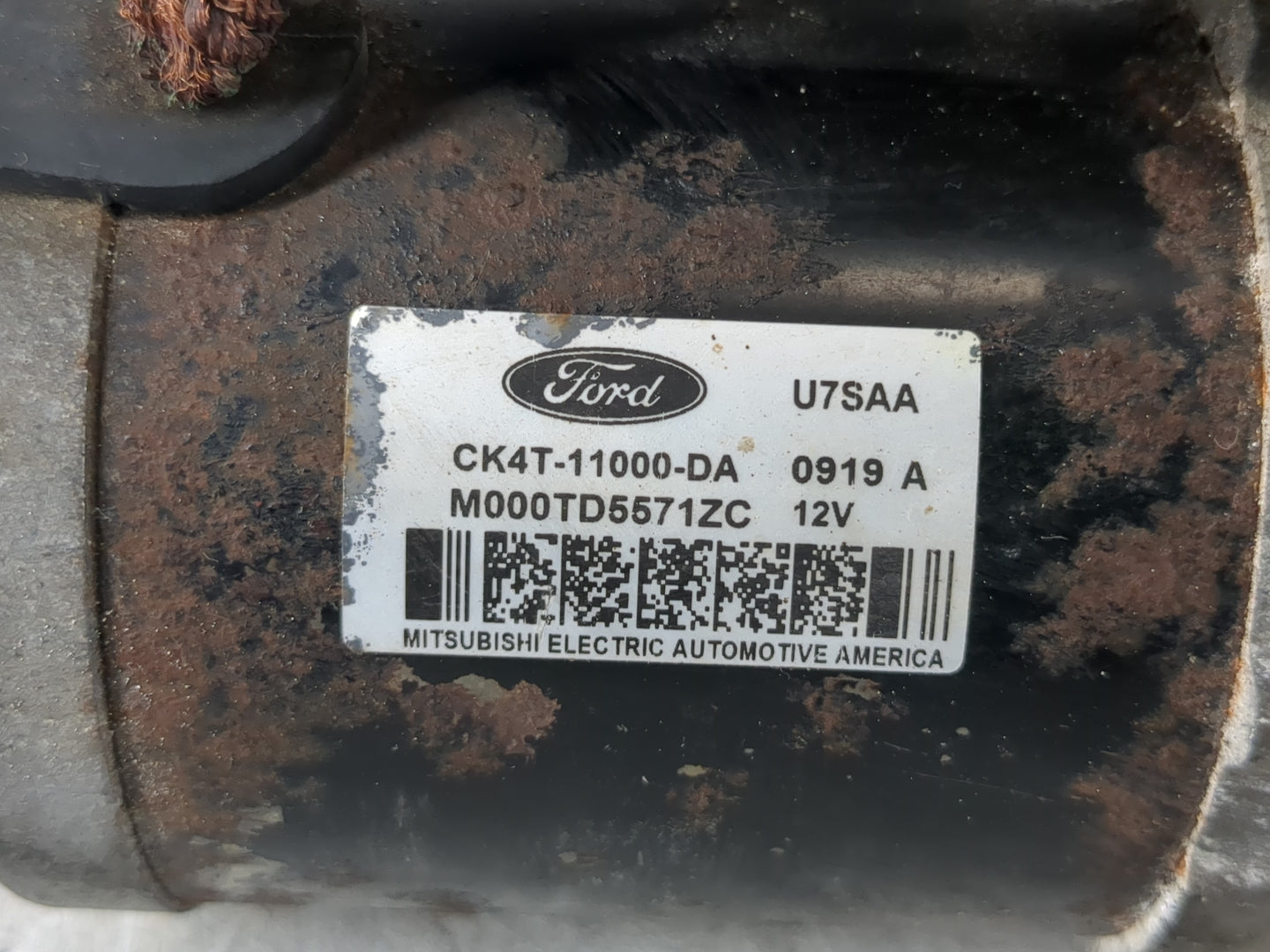 2015-2020 Ford Transit-250 Car Starter Motor Solenoid OEM P/N:CK4T-11000-DA Fits Fits 2015 2016 2017 2018 2019 2020 OEM Used