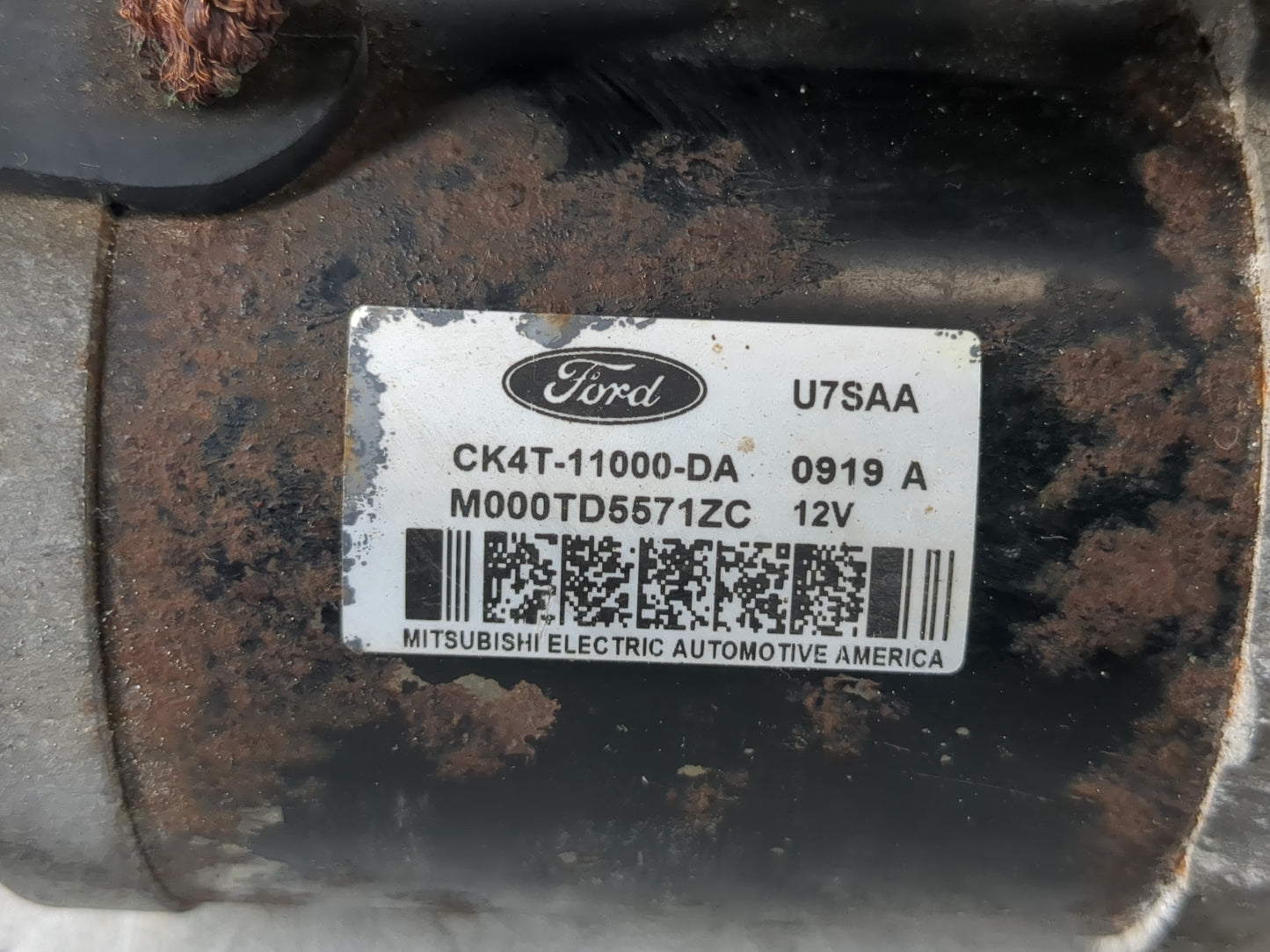 2015-2020 Ford Transit-250 Car Starter Motor Solenoid OEM P/N:CK4T-11000-DA Fits Fits 2015 2016 2017 2018 2019 2020 OEM Used