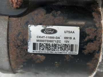2015-2020 Ford Transit-250 Car Starter Motor Solenoid OEM P/N:CK4T-11000-DA Fits Fits 2015 2016 2017 2018 2019 2020 OEM Used Auto Parts