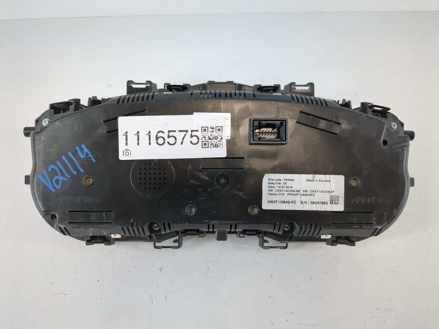 2018-2019 Ford Transit-250 Instrument Cluster Speedometer Gauges P/N:HK4T-10849-FC Fits Fits 2018 2019 OEM Used Auto Parts -