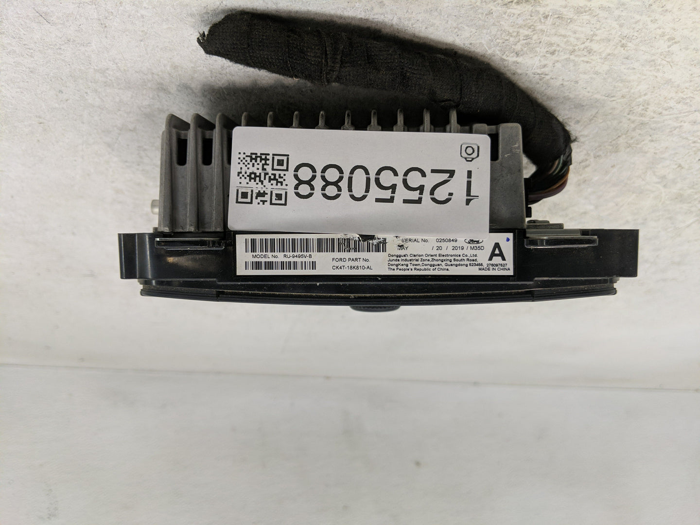 2016-2019 Ford Transit-250 Radio Control Panel - Oemusedautoparts1.com