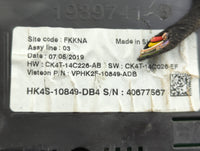 2019 Ford Transit-250 Instrument Cluster Speedometer Gauges P/N:CK4T-14C026-EF HK4S-10849-DB4 Fits OEM Used Auto Parts - Oem