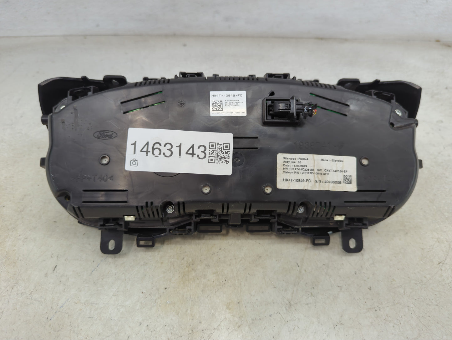 2018-2019 Ford Transit-250 Instrument Cluster Speedometer Gauges P/N:HK4T-10849-FC Miles: Fits Fits 2018 2019 OEM Used Auto 