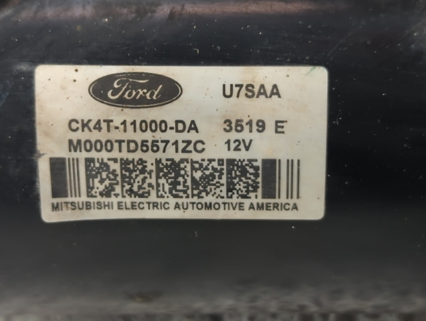 2015-2020 Ford Transit-250 Car Starter Motor Solenoid OEM P/N:CK4T-11000-DA Fits Fits 2015 2016 2017 2018 2019 2020 OEM Used