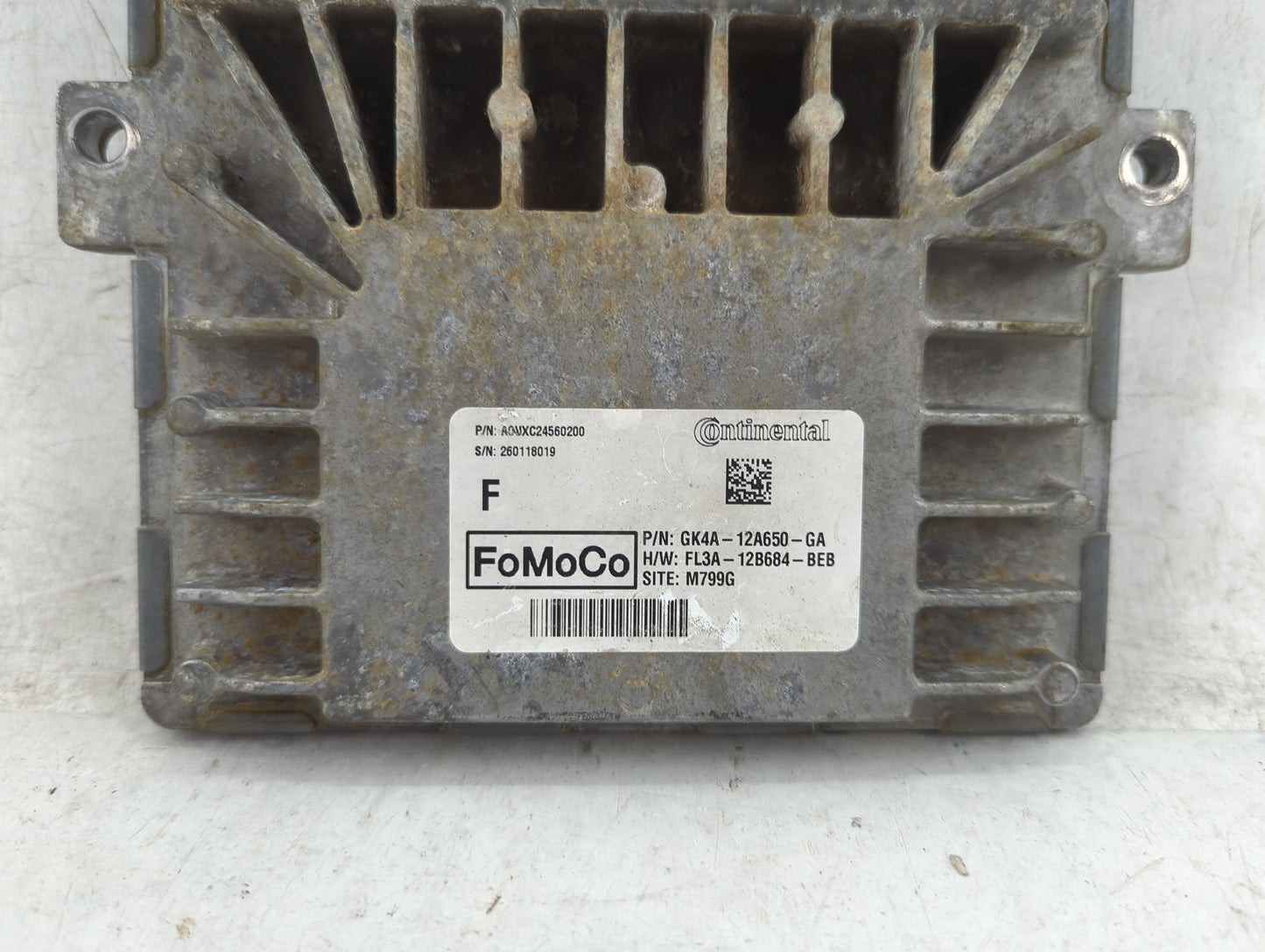 2016-2019 Ford Transit-350 PCM Engine Control Computer ECU ECM PCU OEM P/N:GK4A-12A650-GA FL3A-12B684-BEB Fits OEM Used Auto