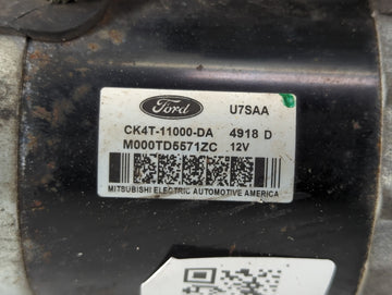 2015-2020 Ford Transit-350 Car Starter Motor Solenoid OEM P/N:CK4T-11000-DA Fits Fits 2015 2016 2017 2018 2019 2020 OEM Used Auto Parts