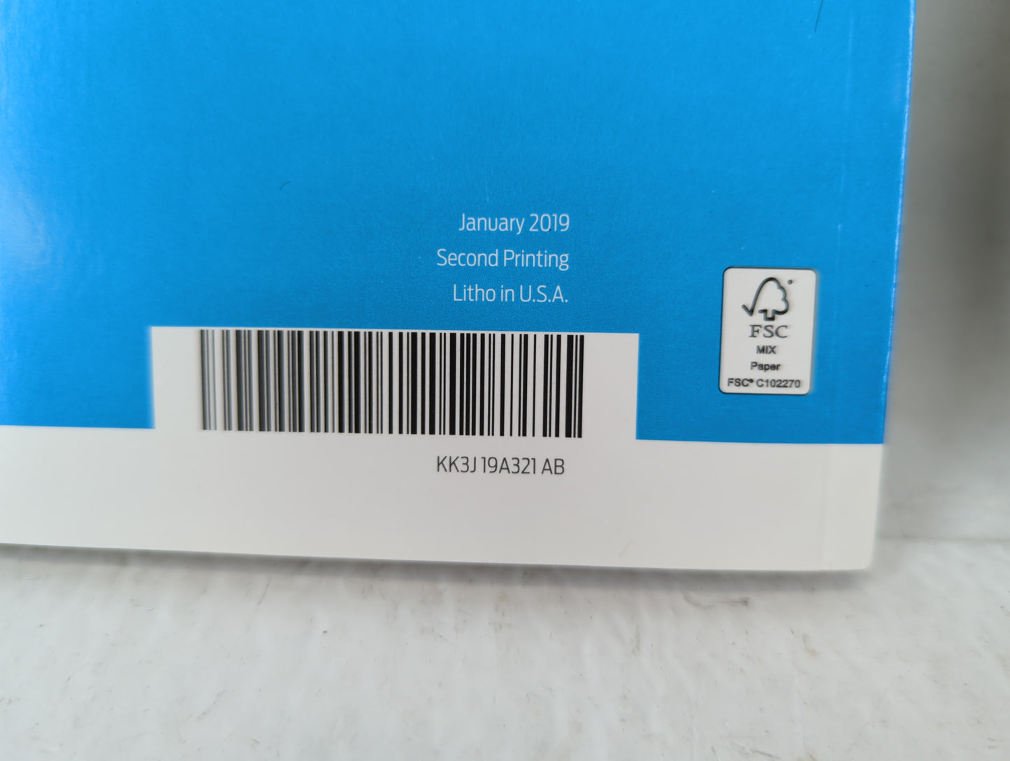 2019 Ford Transit Owners Manual Book Guide P/N:KK3J 19A321 AB OEM Used Auto Parts - Oemusedautoparts1.com