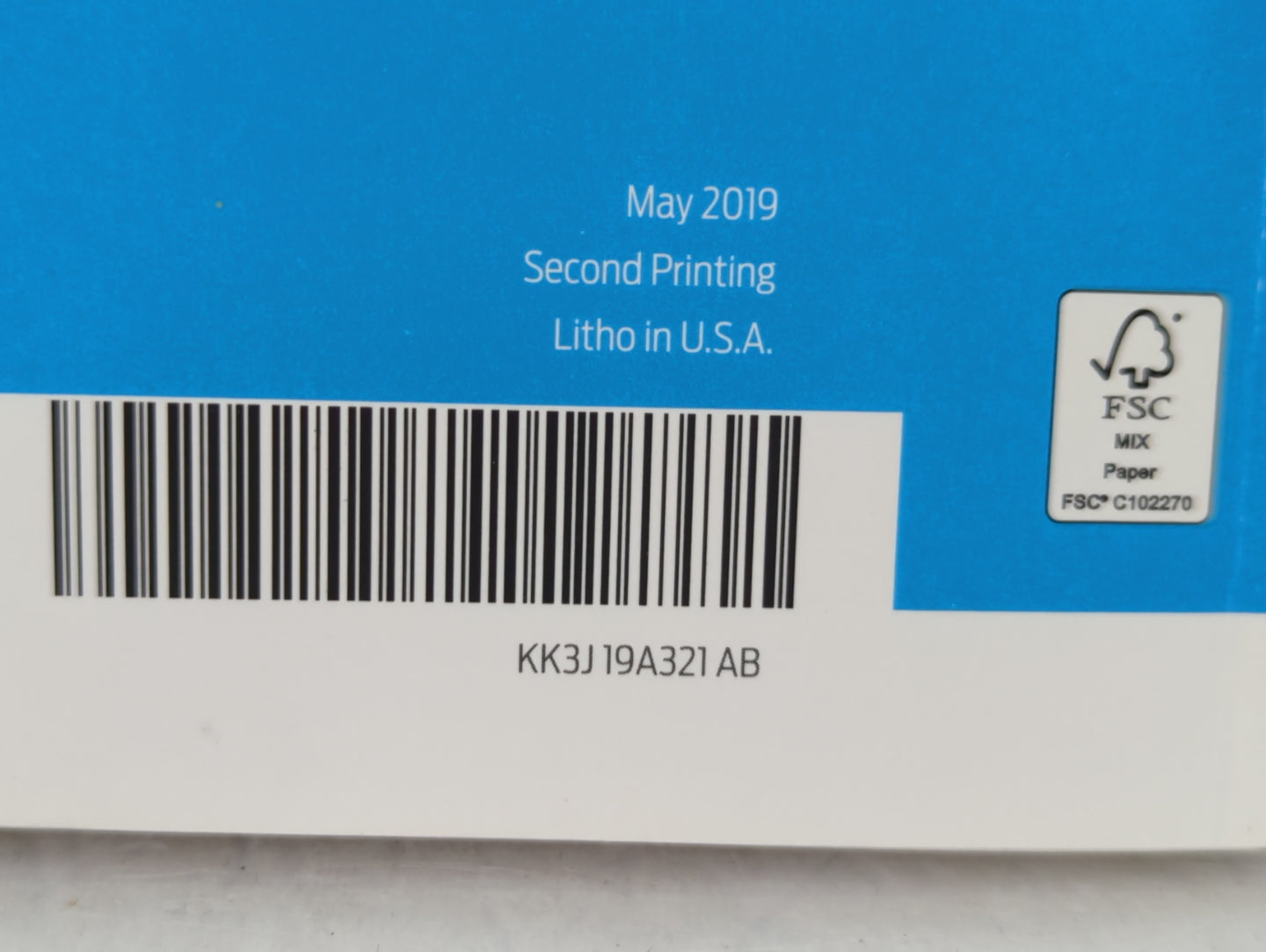 2019 Ford Transit Owners Manual Book Guide P/N:KK3J 19A321 AB OEM Used Auto Parts - Oemusedautoparts1.com