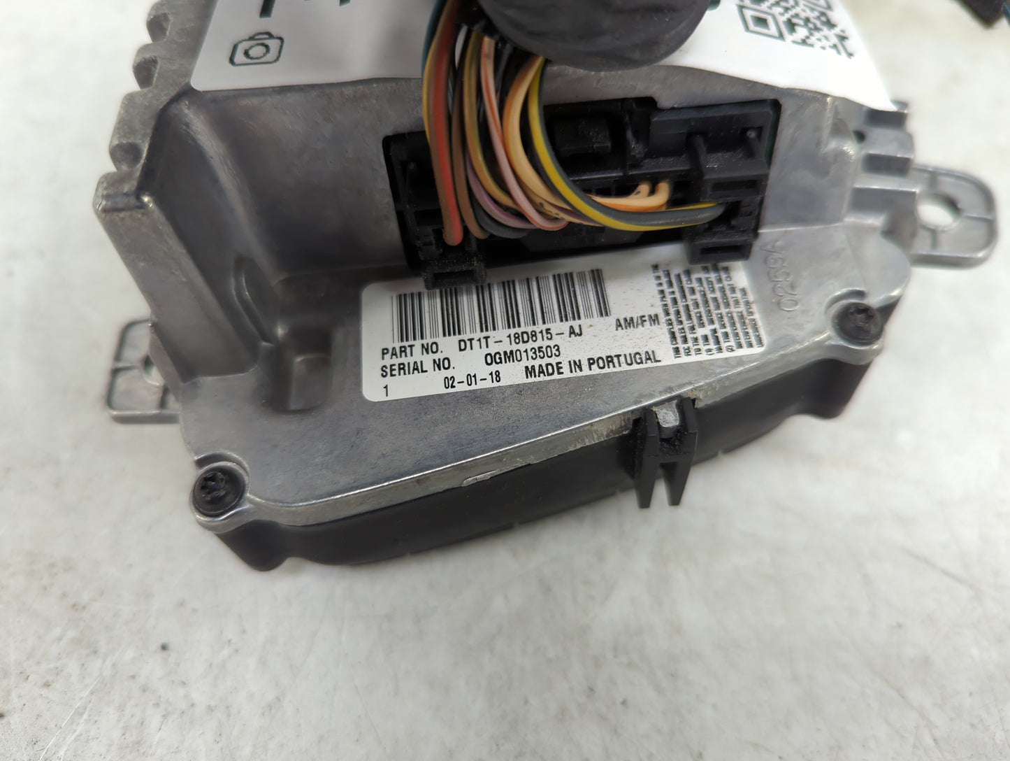 2019 Ford Transit 150 Radio AM FM Cd Player Receiver Replacement P/N:DT1T-18D815-AJ Fits Fits 2017 2018 OEM Used Auto Parts 