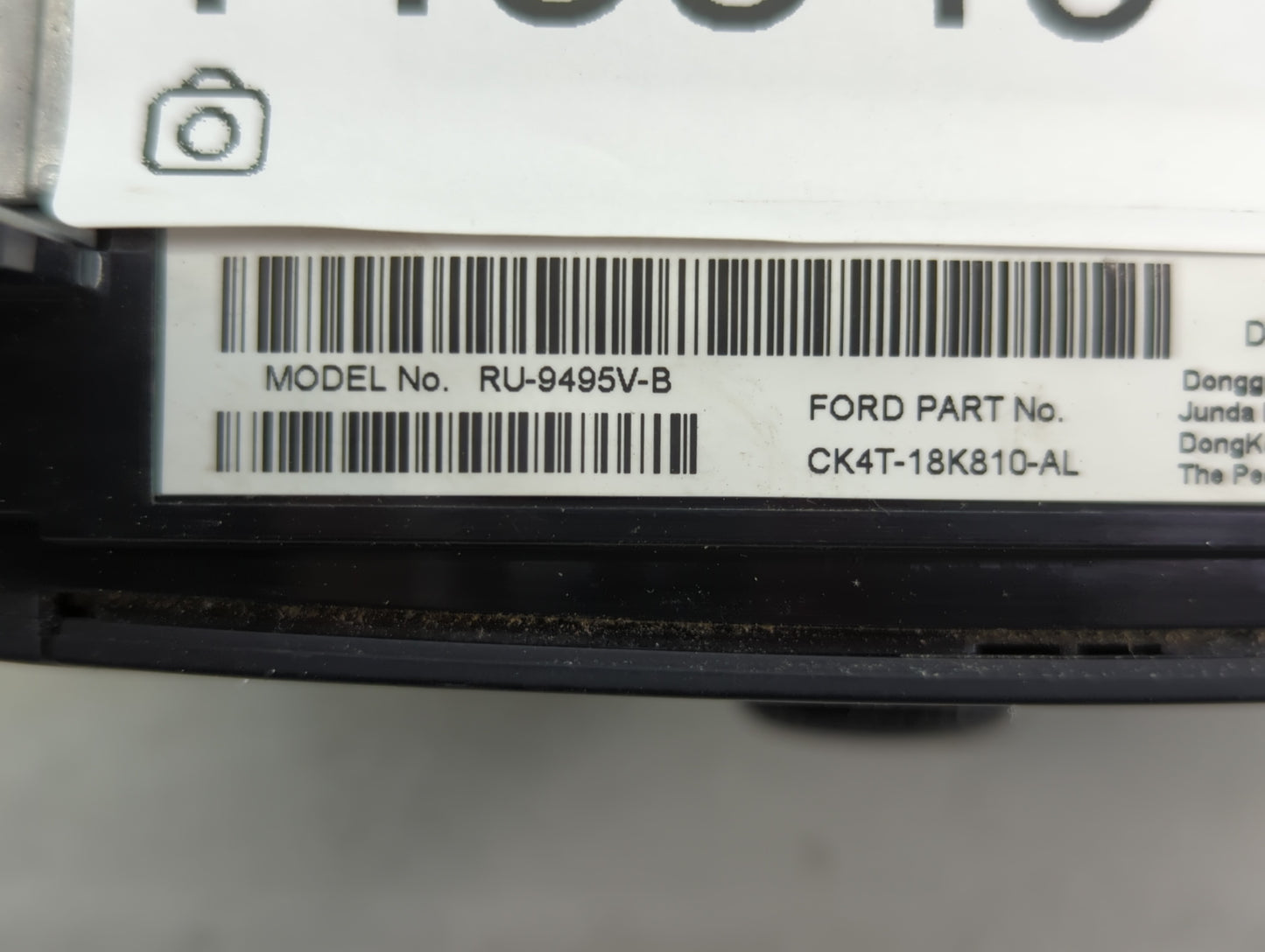 2019 Ford Transit 250 Radio AM FM Cd Player Receiver Replacement P/N:RU-9495V-B CK4T-18K810-AL Fits Fits 2016 2017 2018 OEM 