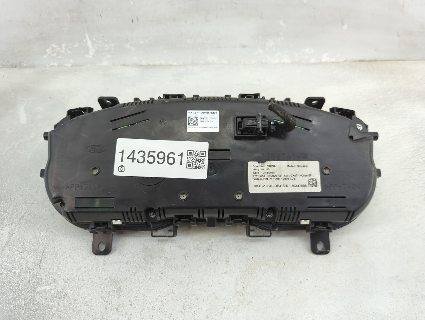 2019 Ford Transit 250 Instrument Cluster Speedometer Gauges P/N:HK4S-10849-DB4 CK4T-14C226-AB, CK4T-14C026-EF Fits OEM Used 
