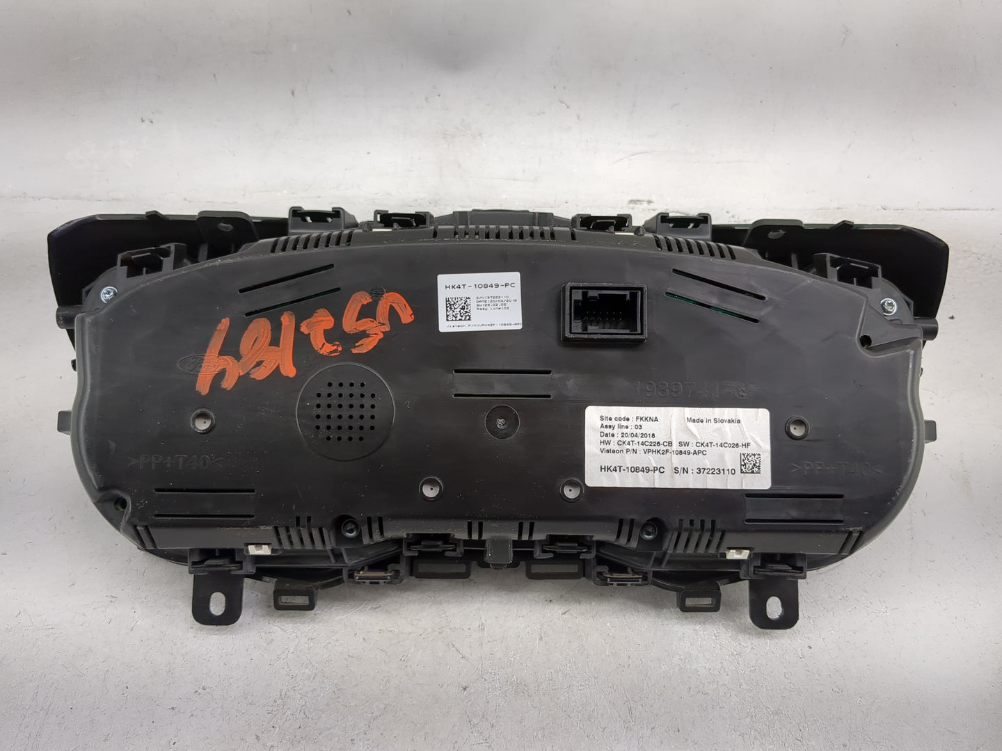 2019 Ford Transit 250 Instrument Cluster Speedometer Gauges P/N:HK4T-10849-PC VPHK2F-10849-APC Miles: Fits Fits 2018 OEM Use