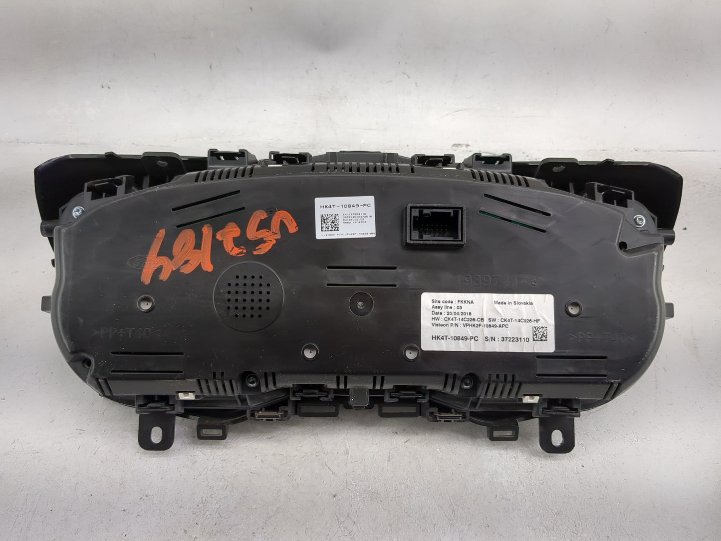 2019 Ford Transit 250 Instrument Cluster Speedometer Gauges P/N:HK4T-10849-PC VPHK2F-10849-APC Miles: Fits Fits 2018 OEM Use