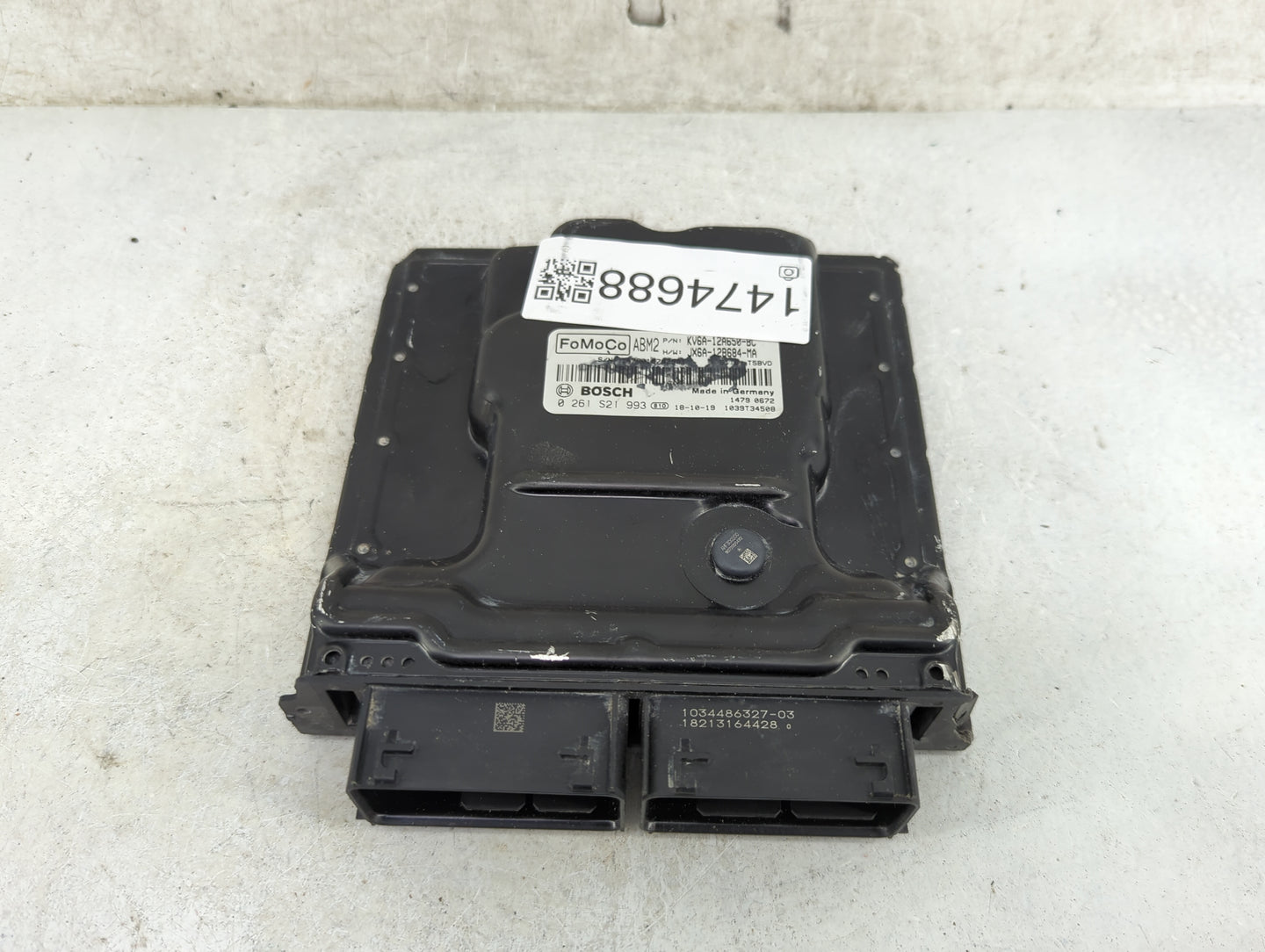 2019-2021 Ford Transit Connect PCM Engine Control Computer ECU ECM PCU OEM P/N:KV6A-12A650-BC JX6A-12B684-MA Fits OEM Used A