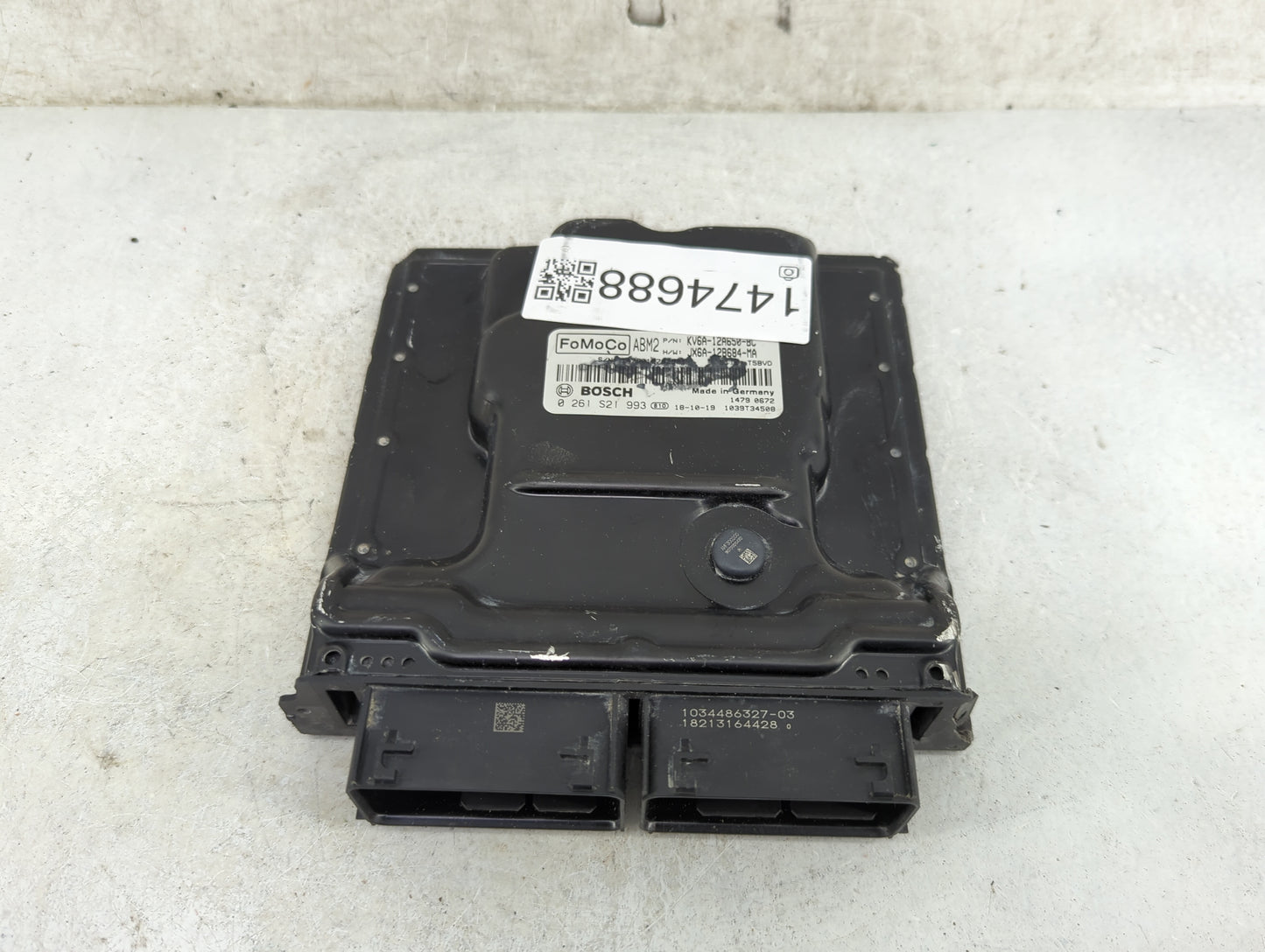 2019-2021 Ford Transit Connect PCM Engine Control Computer ECU ECM PCU OEM P/N:KV6A-12A650-BC JX6A-12B684-MA Fits OEM Used A