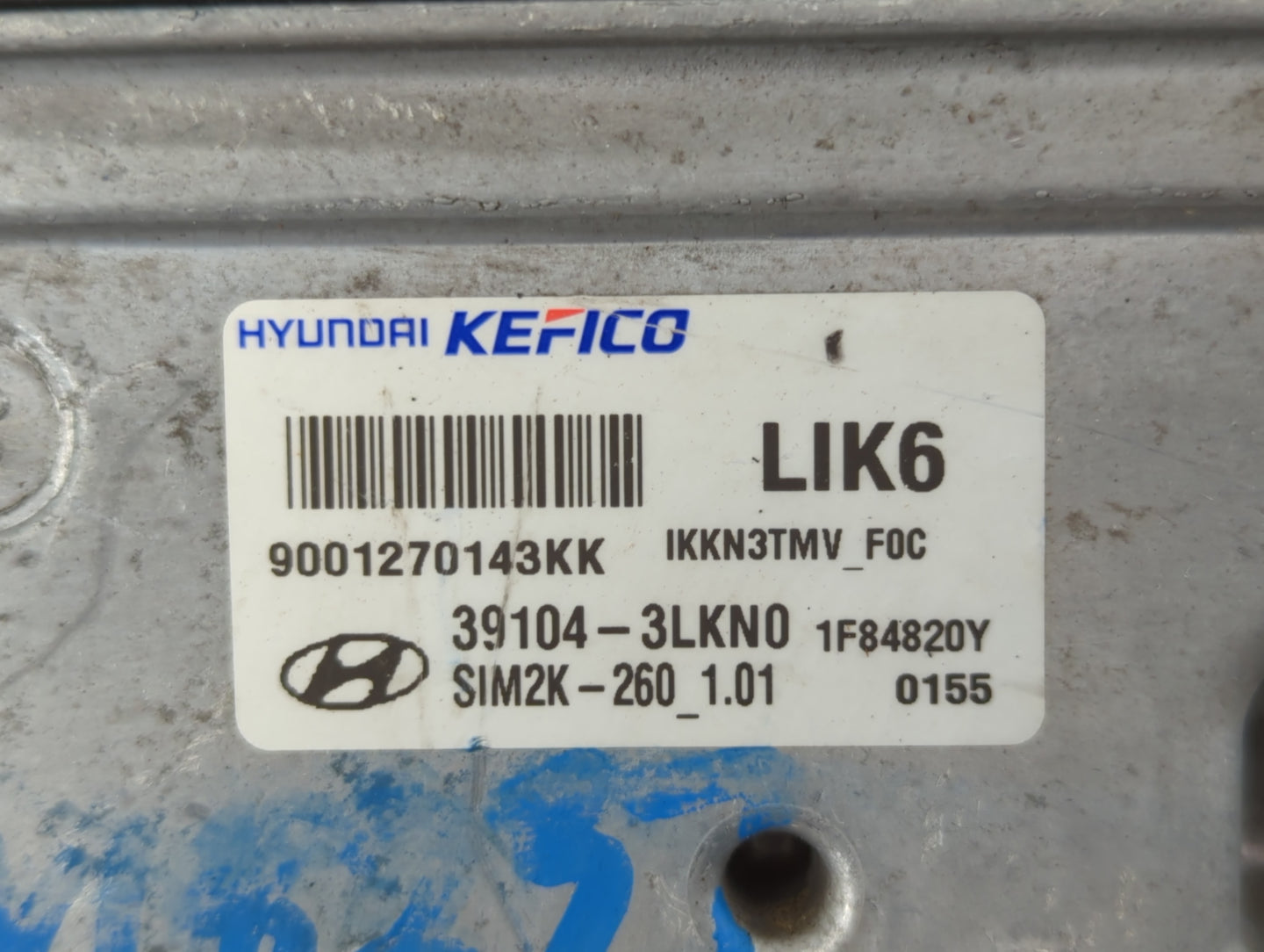 2019-2021 Genesis G70 PCM Engine Control Computer ECU ECM PCU OEM P/N:39104-3LKN0 Fits Fits 2019 2020 2021 OEM Used Auto Par