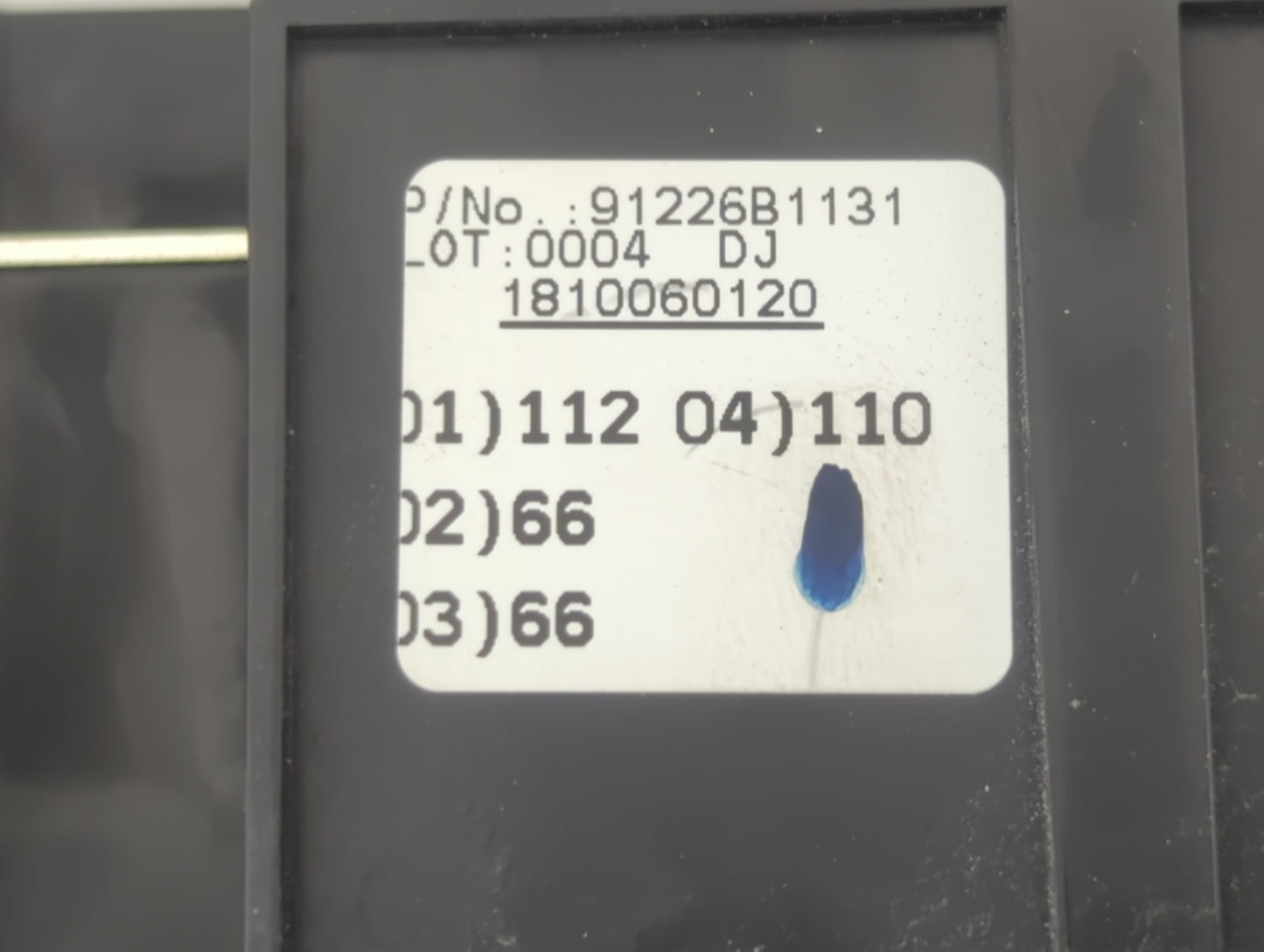 2018-2020 Genesis G80 Fusebox Fuse Box Panel Relay Module P/N:91226B1131 Fits Fits 2018 2019 2020 OEM Used Auto Parts - Oemu