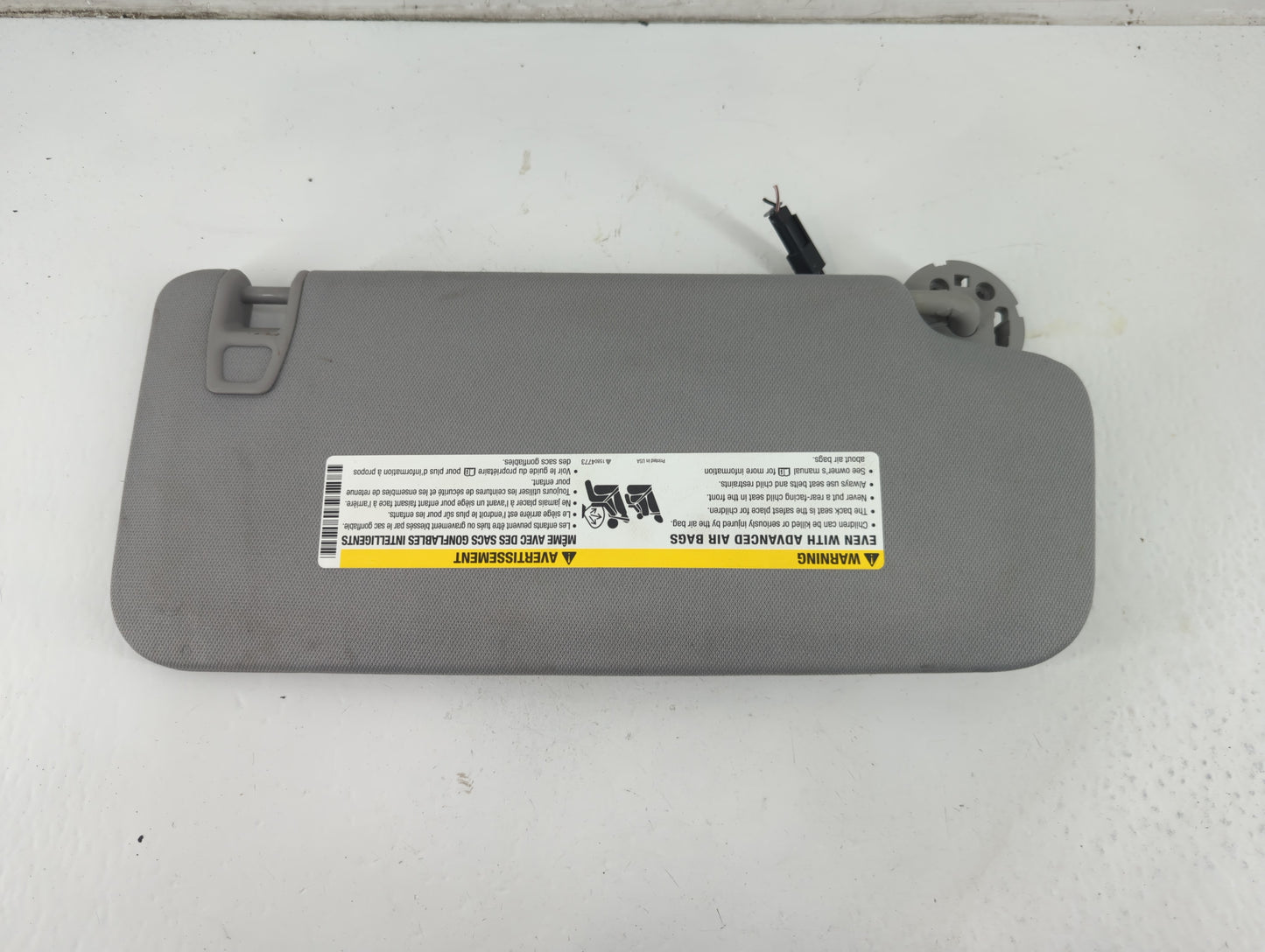 2017-2019 Gmc Acadia Sun Visor Shade Replacement Passenger Right Mirror Fits Fits 2017 2018 2019 OEM Used Auto Parts - Oemus