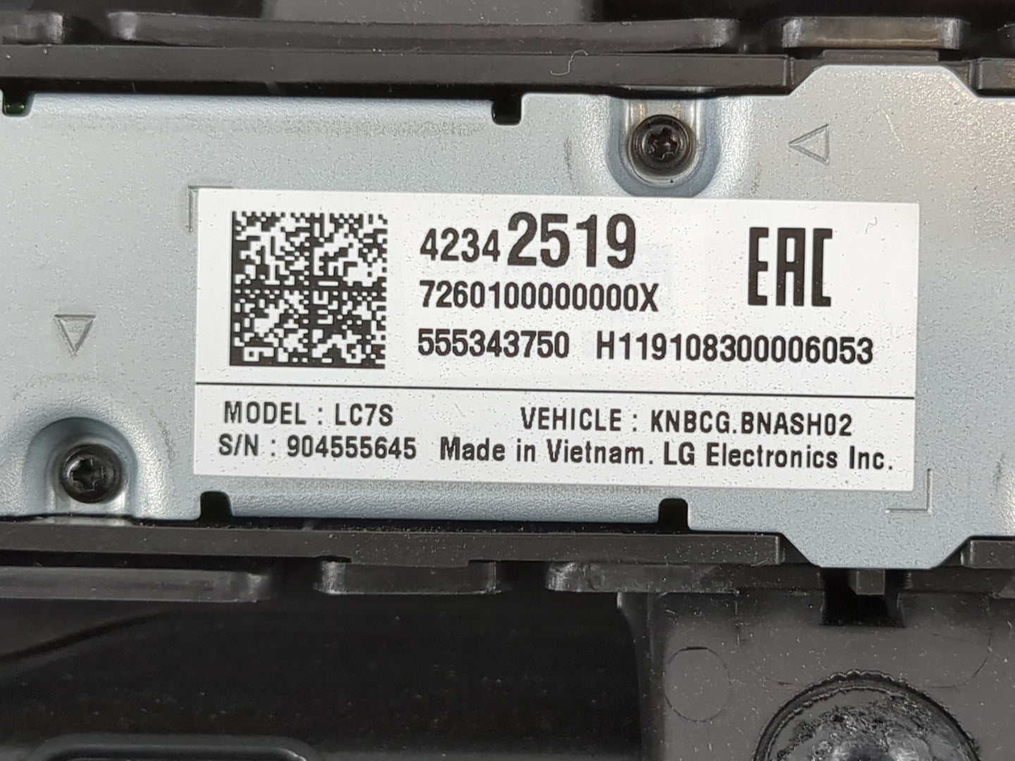 2017-2019 Gmc Acadia Radio AM FM Cd Player Receiver Replacement P/N:42342519 Fits Fits 2017 2018 2019 OEM Used Auto Parts - 