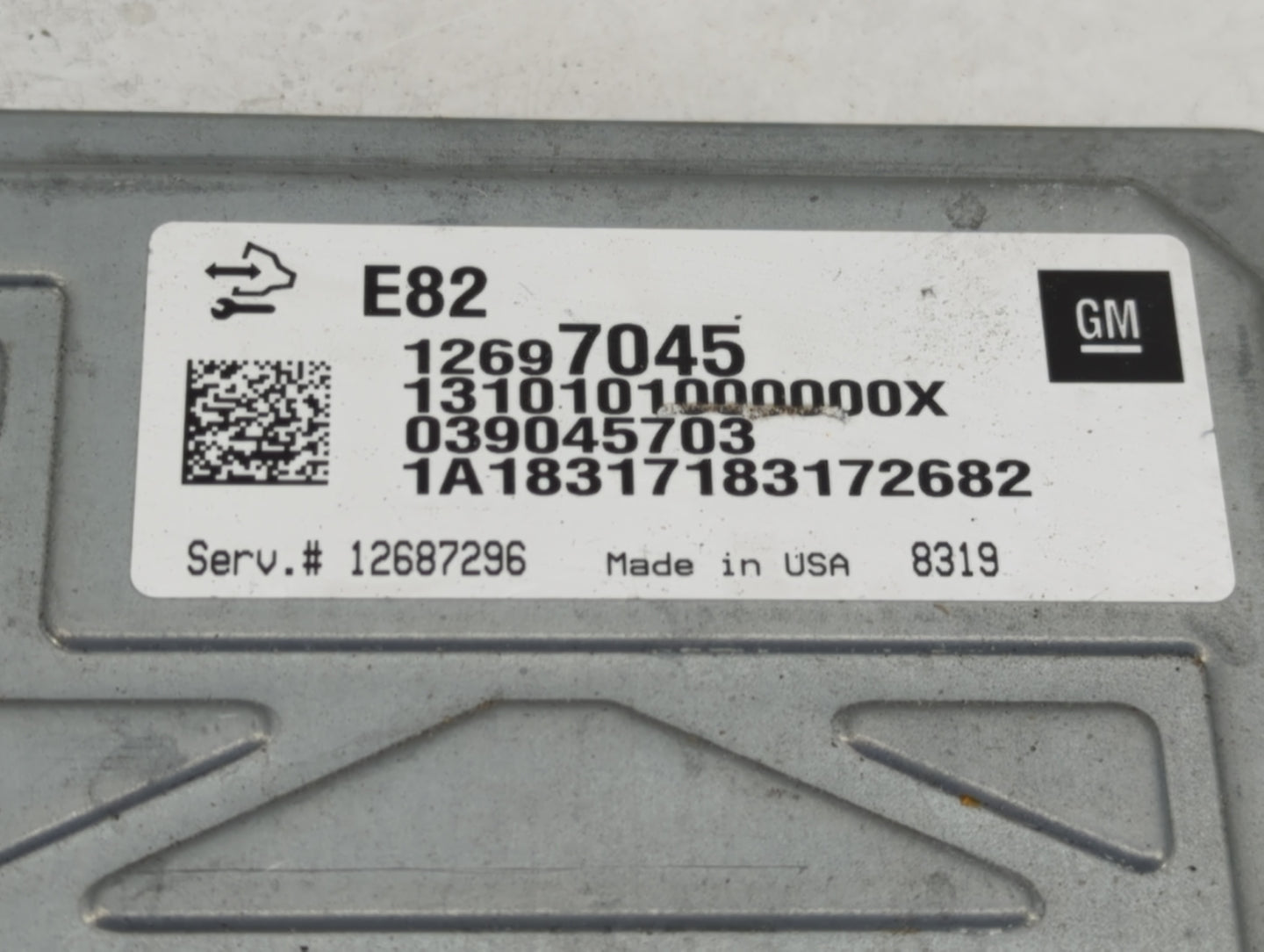 2017-2022 Gmc Acadia PCM Engine Control Computer ECU ECM PCU OEM P/N:039045703 12697045 Fits OEM Used Auto Parts - Oemusedau