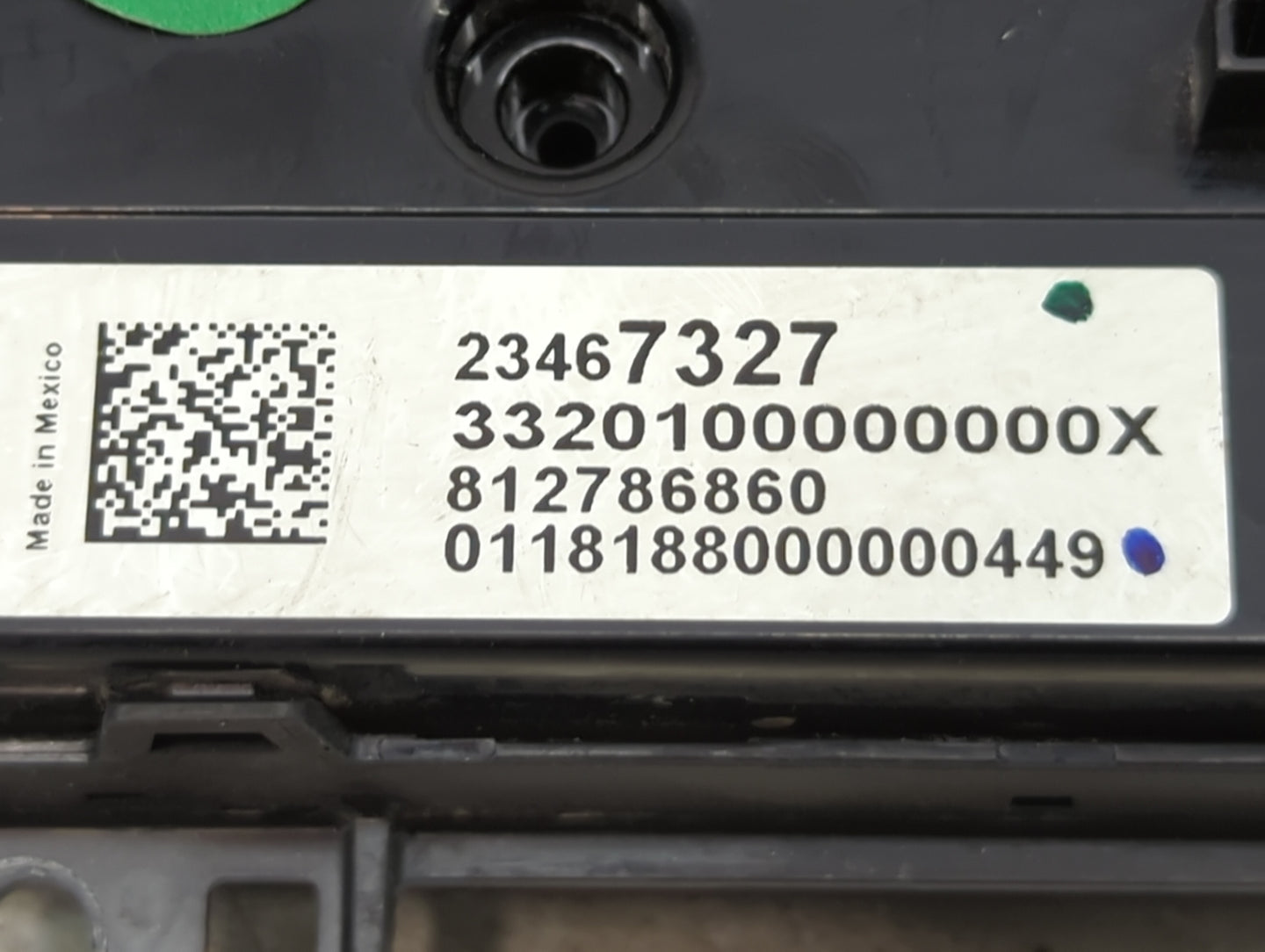 2017-2022 Gmc Acadia Climate Control Module Temperature AC/Heater Replacement P/N:812786860 23467327 Fits OEM Used Auto Part