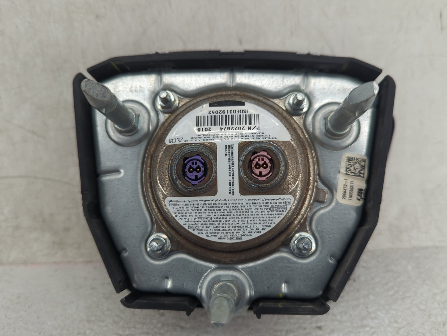 2019 Gmc Acadia Air Bag Driver Left Steering Wheel Mounted P/N:20228074 Fits OEM Used Auto Parts - Oemusedautoparts1.com