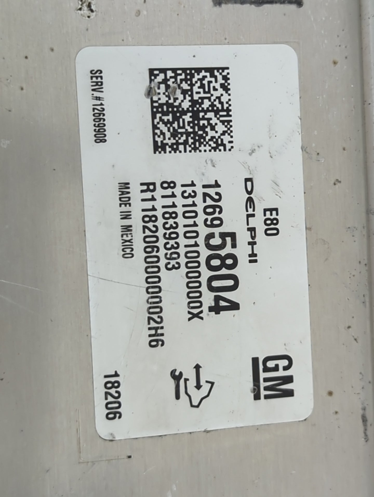 2017-2021 Gmc Acadia PCM Engine Control Computer ECU ECM PCU OEM P/N:12695804 12669908 Fits Fits 2017 2018 2019 2020 2021 20