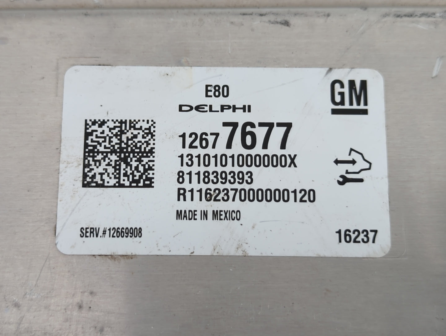 2017-2021 Gmc Acadia PCM Engine Control Computer ECU ECM PCU OEM P/N:12677677 12688128 Fits Fits 2017 2018 2019 2020 2021 20