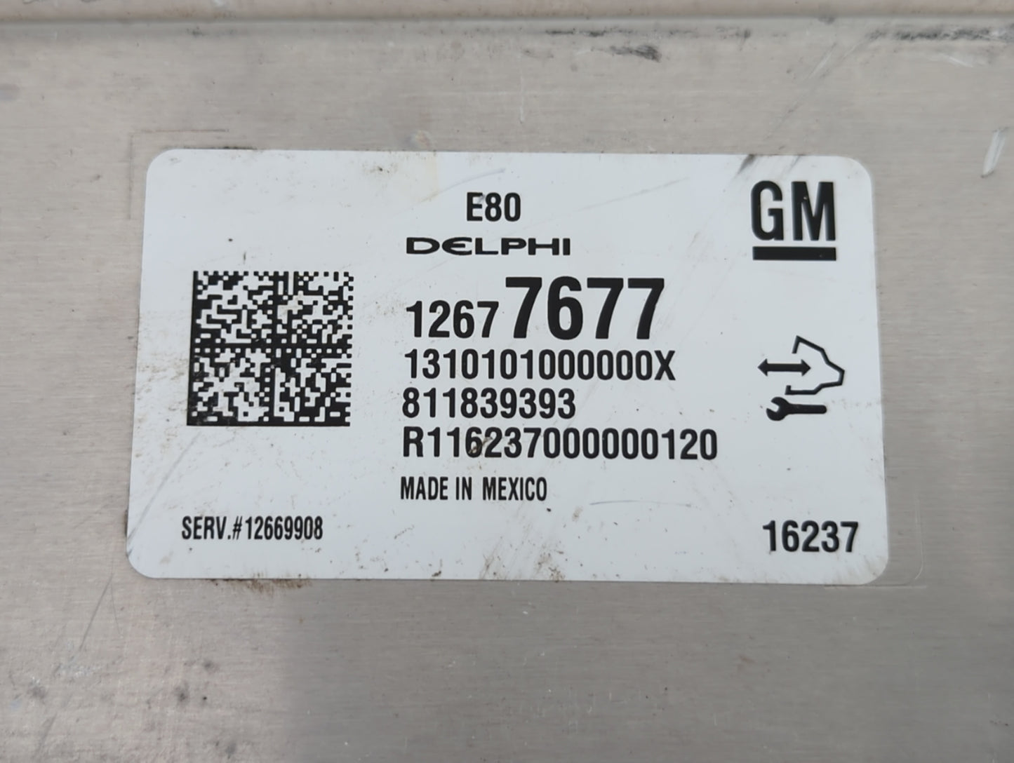 2017-2021 Gmc Acadia PCM Engine Control Computer ECU ECM PCU OEM P/N:12677677 12688128 Fits Fits 2017 2018 2019 2020 2021 20