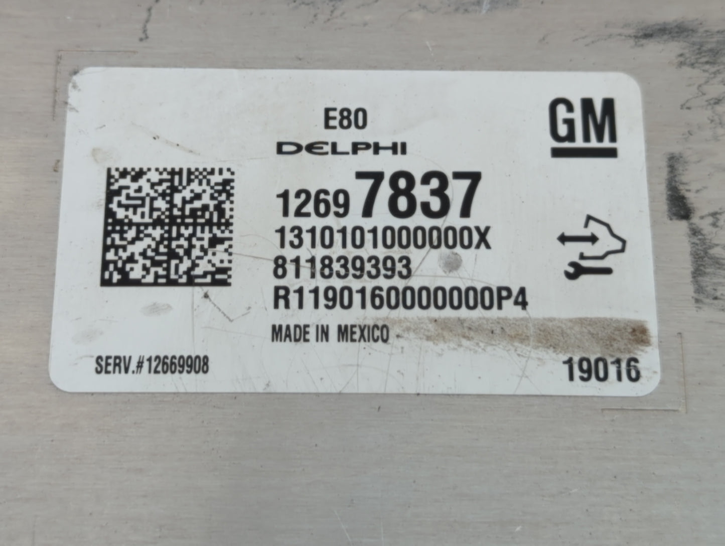 2017-2021 Gmc Acadia PCM Engine Control Computer ECU ECM PCU OEM P/N:12669908 12697837 Fits Fits 2017 2018 2019 2020 2021 20
