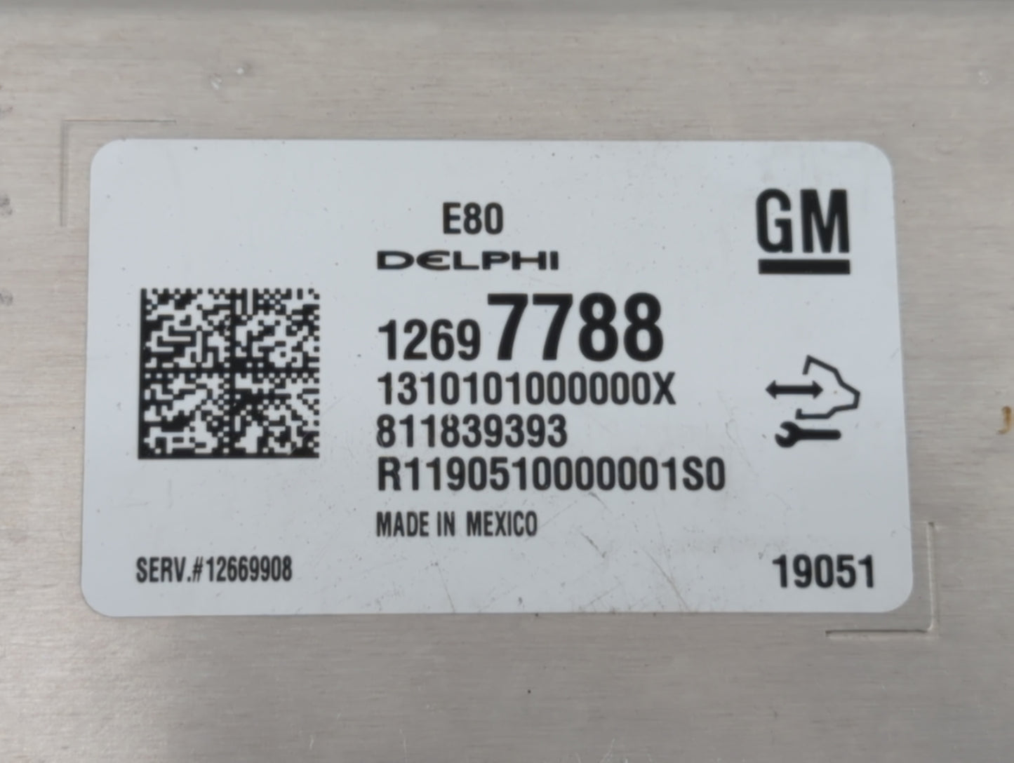 2017-2021 Gmc Acadia PCM Engine Control Computer ECU ECM PCU OEM P/N:12669908 12697788 Fits Fits 2017 2018 2019 2020 2021 20