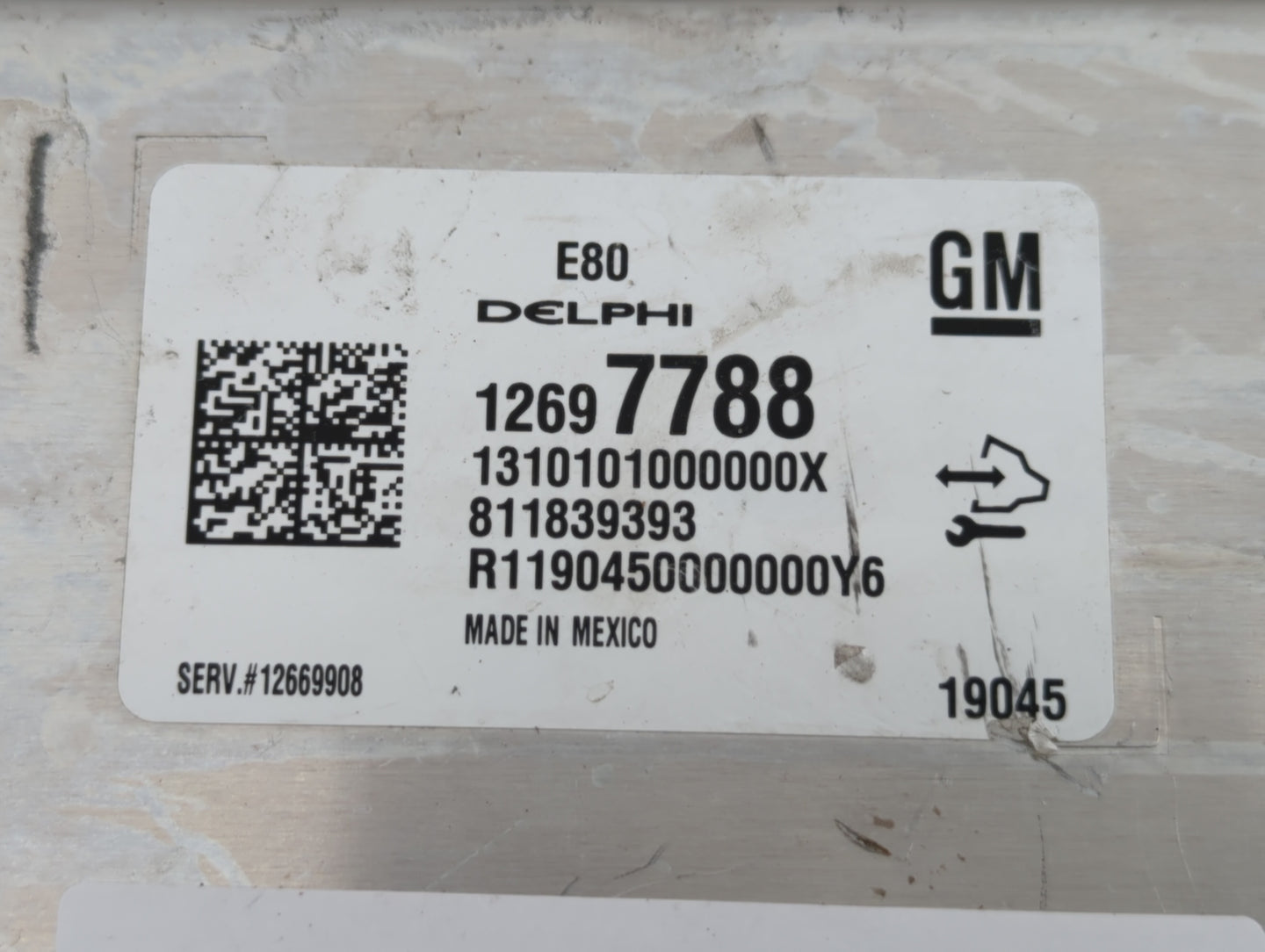 2017-2021 Gmc Acadia PCM Engine Control Computer ECU ECM PCU OEM P/N:12669908 12697788 Fits Fits 2017 2018 2019 2020 2021 20