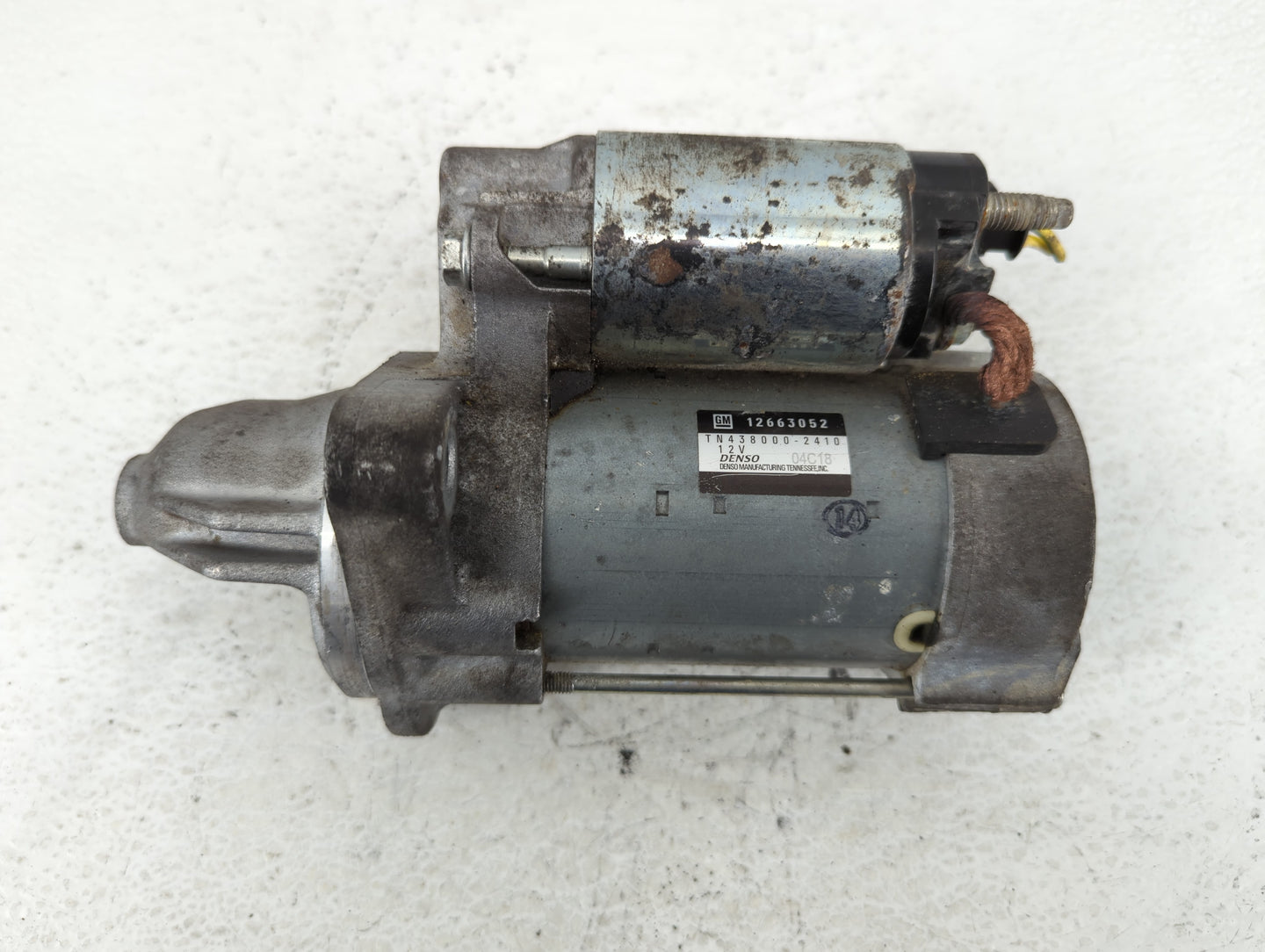 2017-2021 Gmc Acadia Car Starter Motor Solenoid OEM P/N:TN43800-2410 12663052 Fits Fits 2015 2016 2017 2018 2019 2020 2021 O