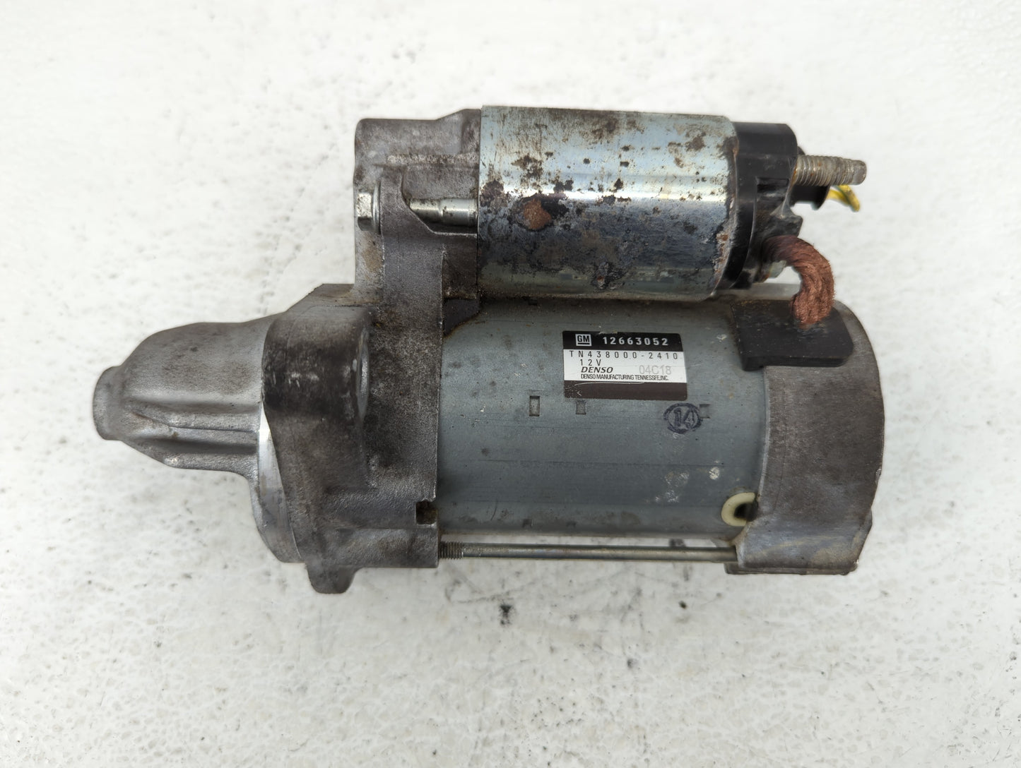 2017-2021 Gmc Acadia Car Starter Motor Solenoid OEM P/N:TN43800-2410 12663052 Fits Fits 2015 2016 2017 2018 2019 2020 2021 O