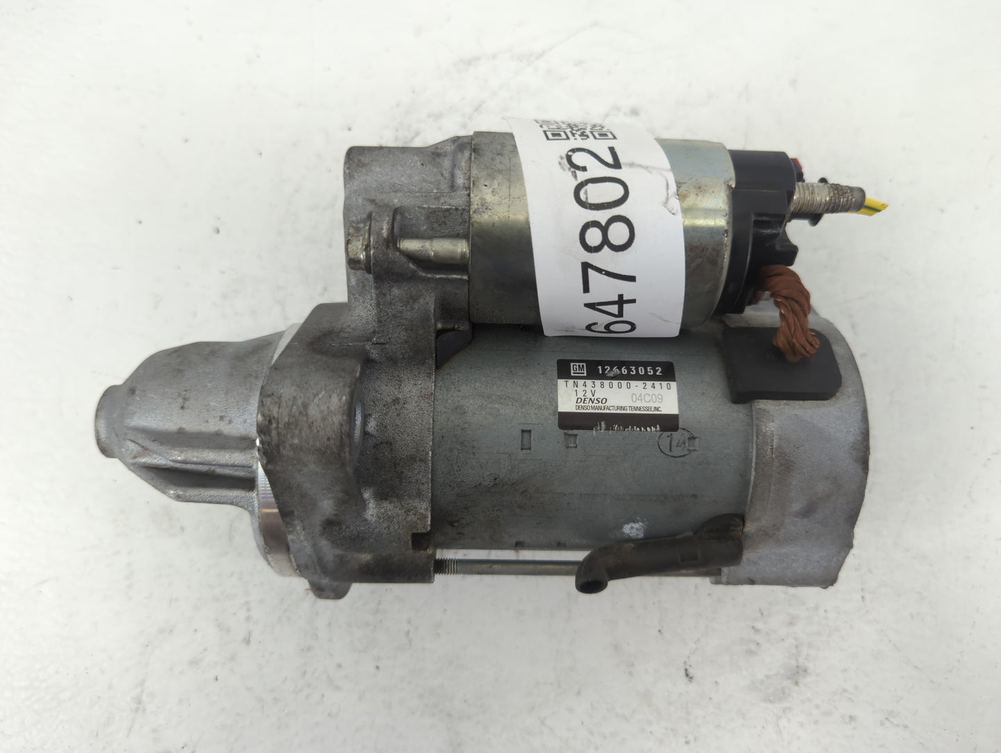 2017-2021 Gmc Acadia Car Starter Motor Solenoid OEM P/N:TN438000-2410 12663052 Fits Fits 2015 2016 2017 2018 2019 2020 2021 