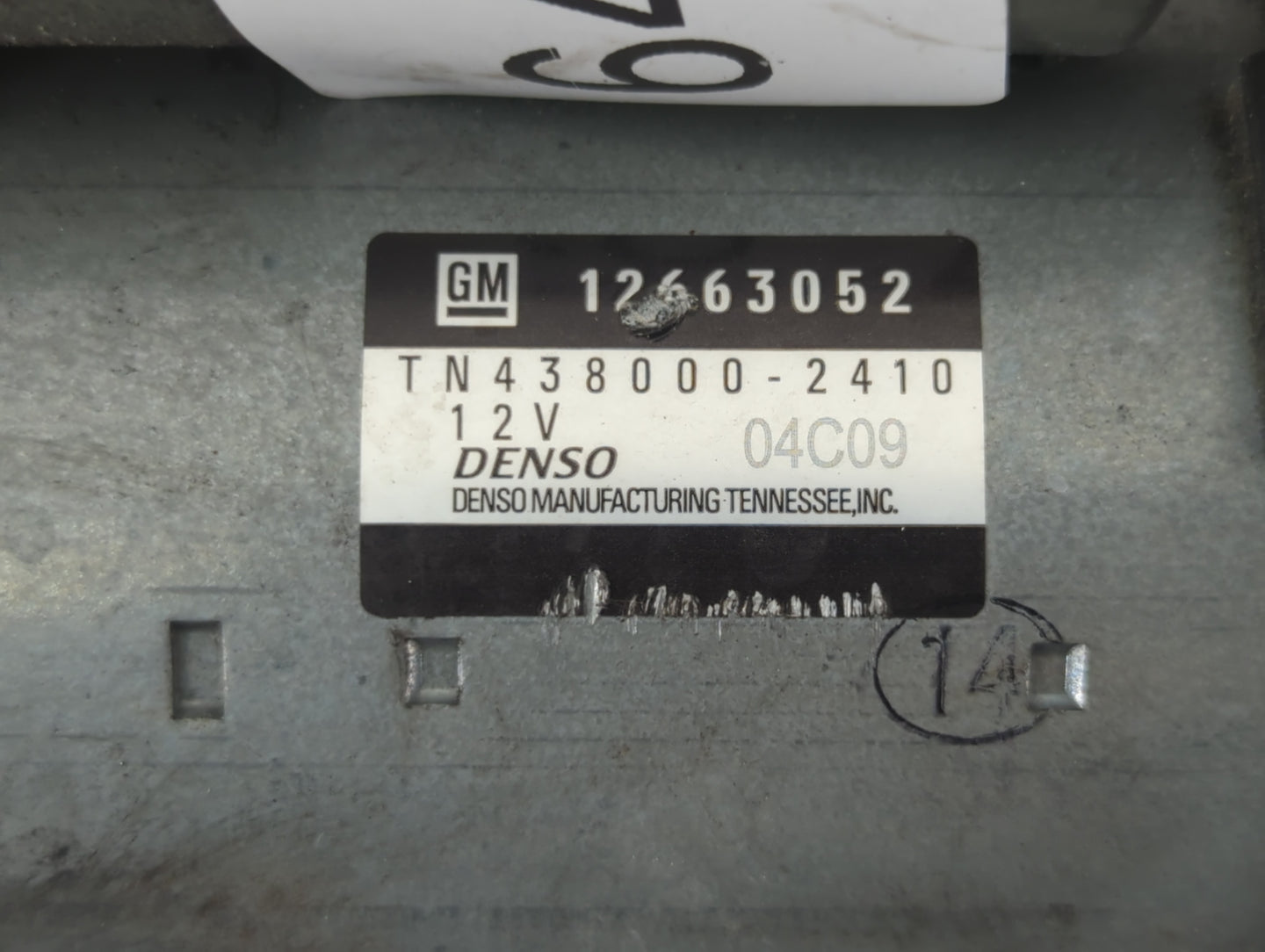 2017-2021 Gmc Acadia Car Starter Motor Solenoid OEM P/N:TN438000-2410 12663052 Fits Fits 2015 2016 2017 2018 2019 2020 2021 