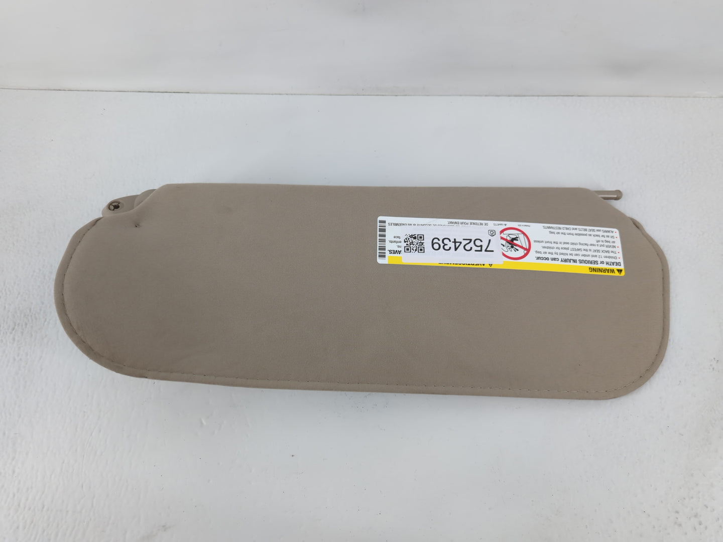 2003-2019 Gmc Savana 2500 Sun Visor Shade Replacement Passenger Right Mirror Fits OEM Used Auto Parts - Oemusedautoparts1.co