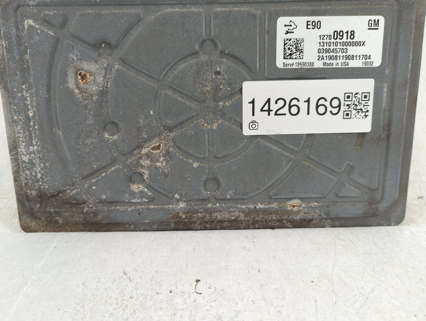 2019-2021 Gmc Sierra 1500 PCM Engine Control Computer ECU ECM PCU OEM P/N:039045703 12700918 Fits Fits 2019 2020 2021 OEM Us