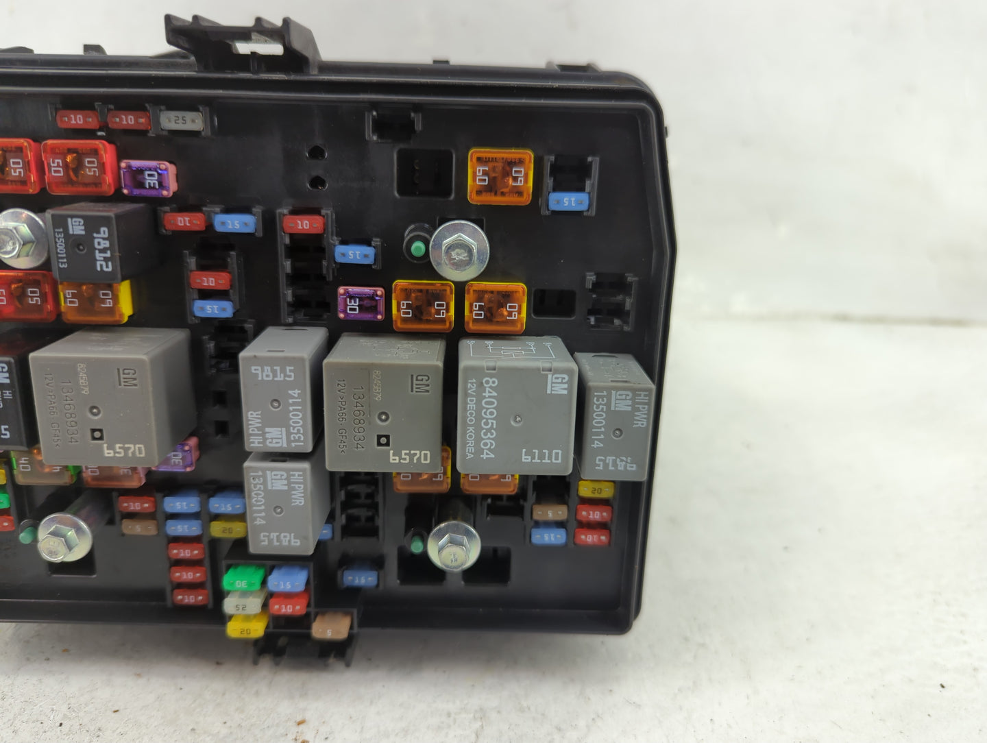 2019-2021 Gmc Sierra 1500 Fusebox Fuse Box Panel Relay Module P/N:13455281 13468934, 84095364, 13500113 Fits Fits 2019 2020 