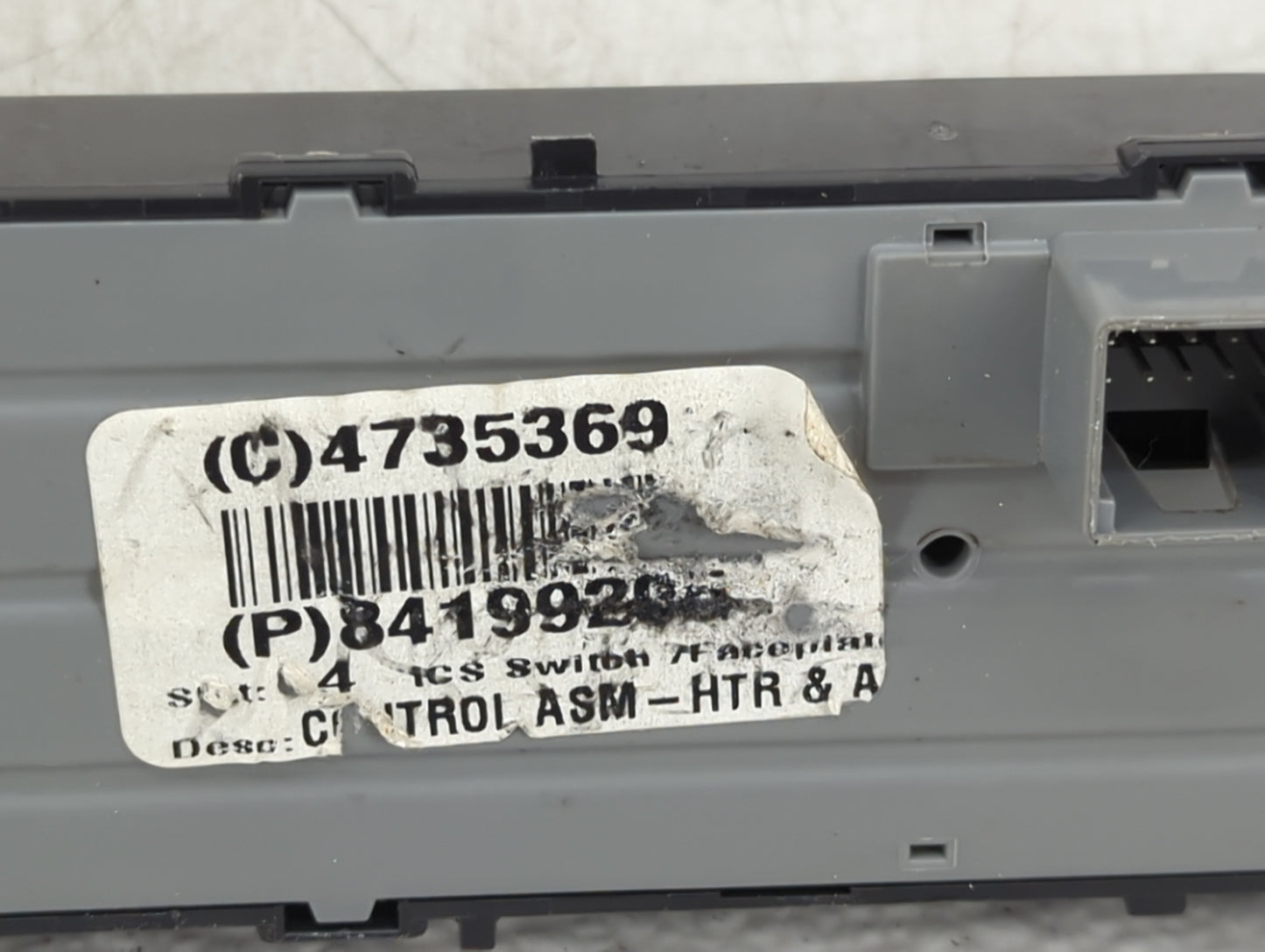 2015-2019 Gmc Sierra 2500 Climate Control Module Temperature AC/Heater Replacement P/N:84199205 Fits OEM Used Auto Parts - O