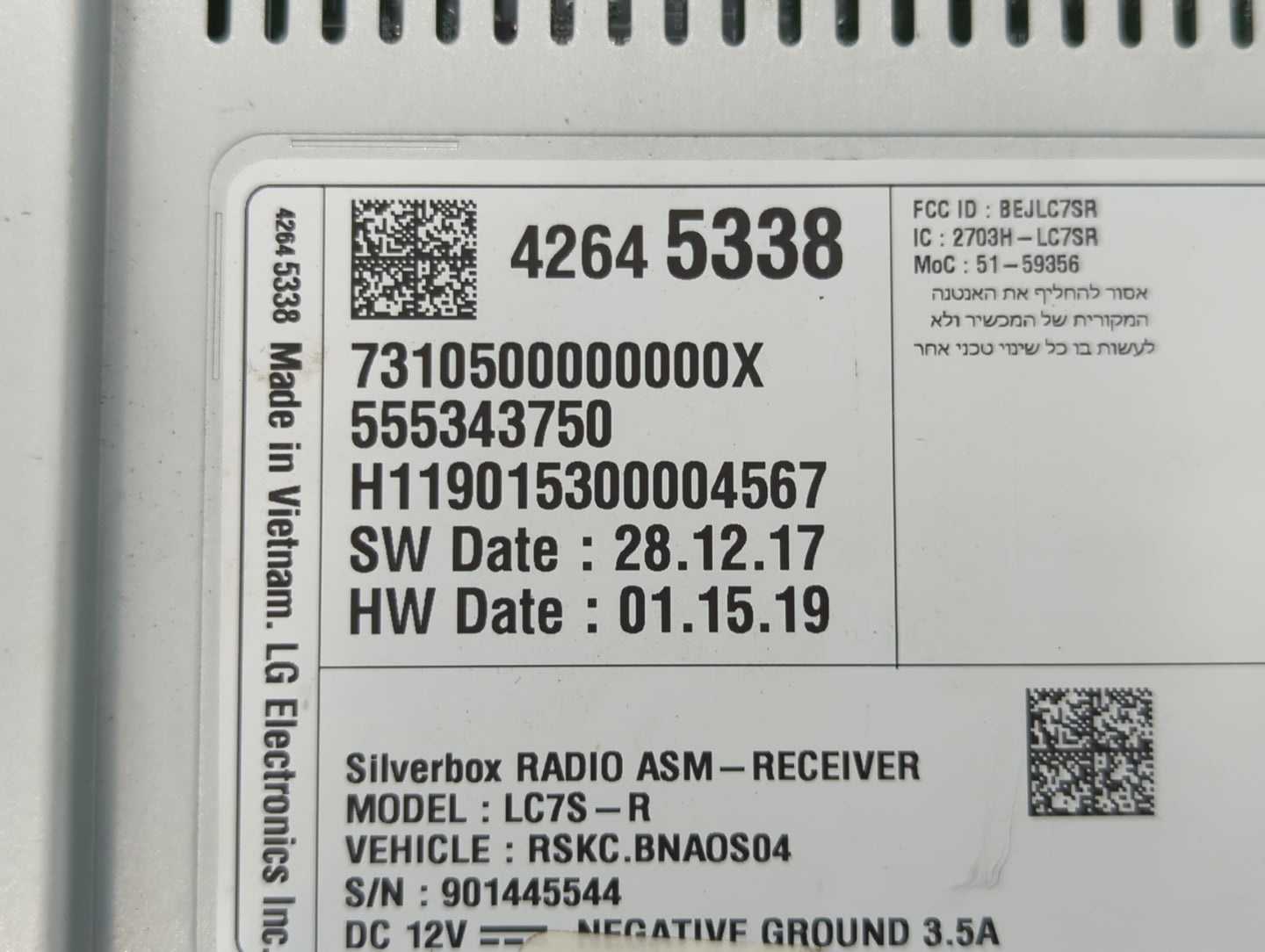 Gmc Sierra 2500 Am Fm Cd Player Radio Receiver - Oemusedautoparts1.com