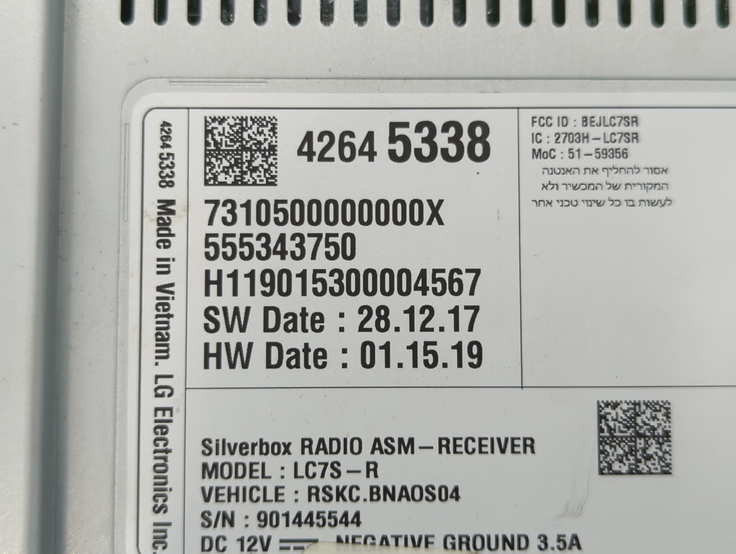 Gmc Sierra 2500 Am Fm Cd Player Radio Receiver - Oemusedautoparts1.com