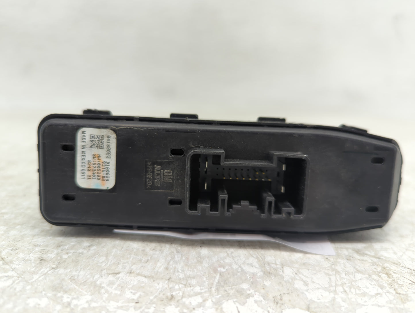 2019 Gmc Terrain Master Power Window Switch Replacement Driver Side Left P/N:84139693 84513464 Fits OEM Used Auto Parts - Oe