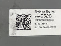 2019 Gmc Terrain Climate Control Module Temperature AC/Heater Replacement P/N:84246526 7370200000000X Fits OEM Used Auto Par