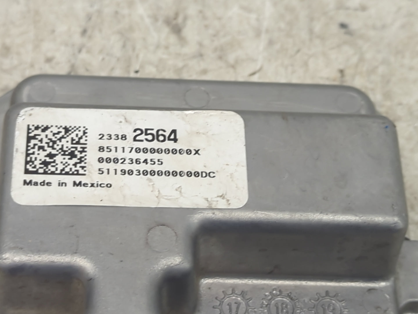 2019 Gmc Terrain PCM Engine Control Computer ECU ECM PCU OEM P/N:23382564 Fits OEM Used Auto Parts - Oemusedautoparts1.com