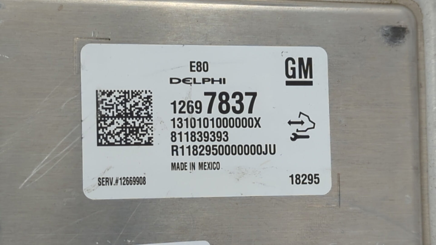 2019 Gmc Terrain PCM Engine Control Computer ECU ECM PCU OEM P/N:12692812 12687467, 12696201, 12692038 Fits Fits 2017 2018 O