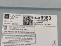 2019 Gmc Terrain Radio AM FM Cd Player Receiver Replacement P/N:84479963 Fits OEM Used Auto Parts - Oemusedautoparts1.com