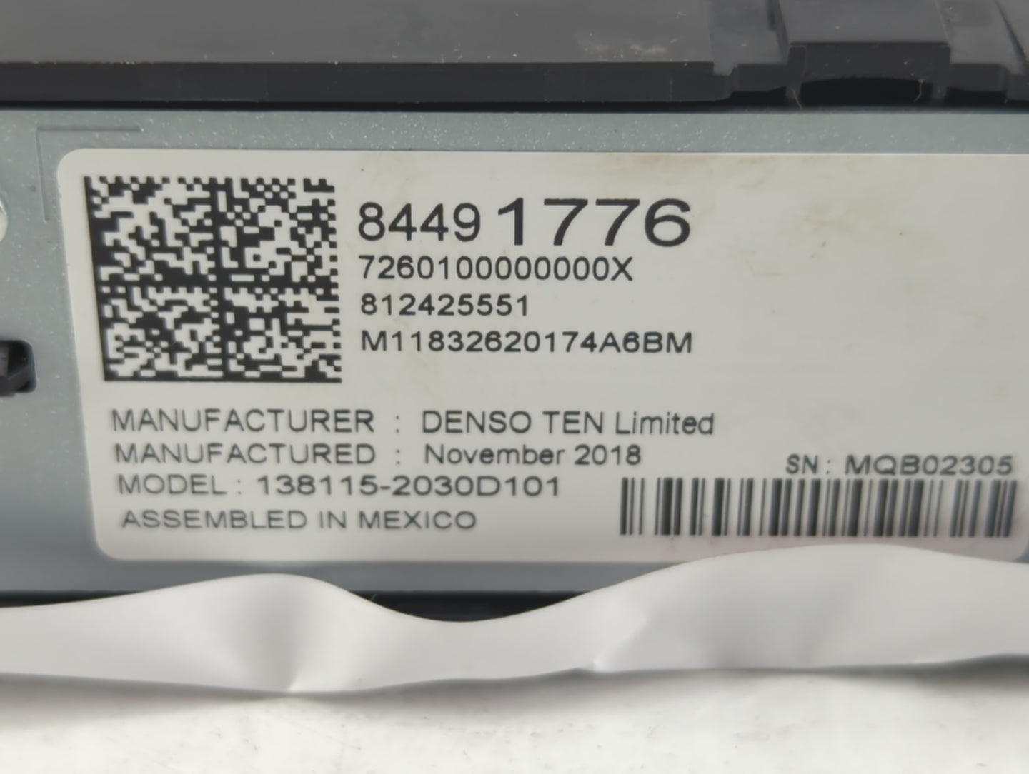 2018-2021 Gmc Terrain Radio Control Panel - Oemusedautoparts1.com