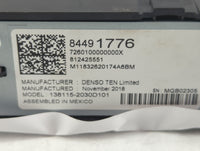 2018-2021 Gmc Terrain Radio Control Panel - Oemusedautoparts1.com