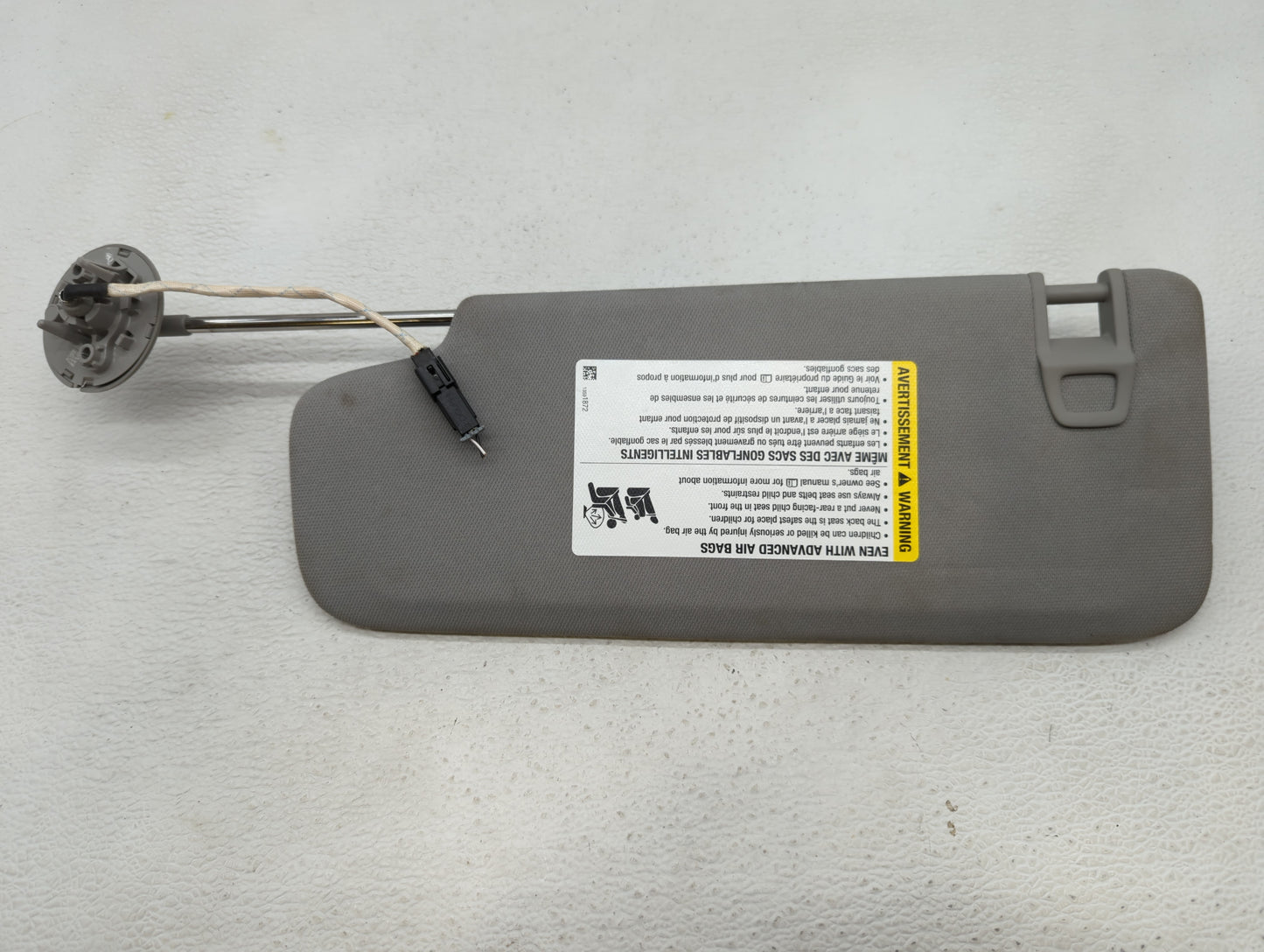 2019 Gmc Terrain Sun Visor Shade Replacement Passenger Right Mirror Fits OEM Used Auto Parts - Oemusedautoparts1.com